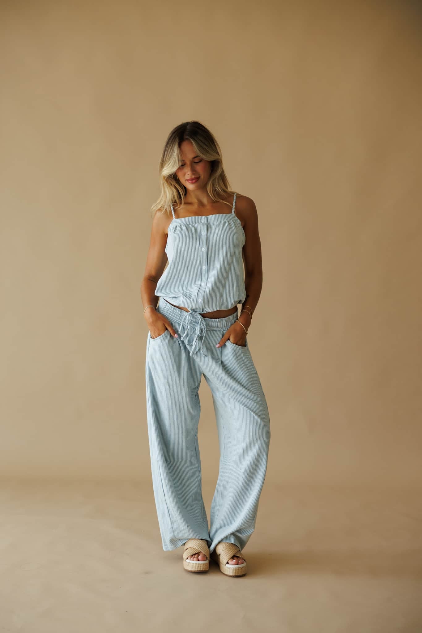 Blue Haven Striped Pants
