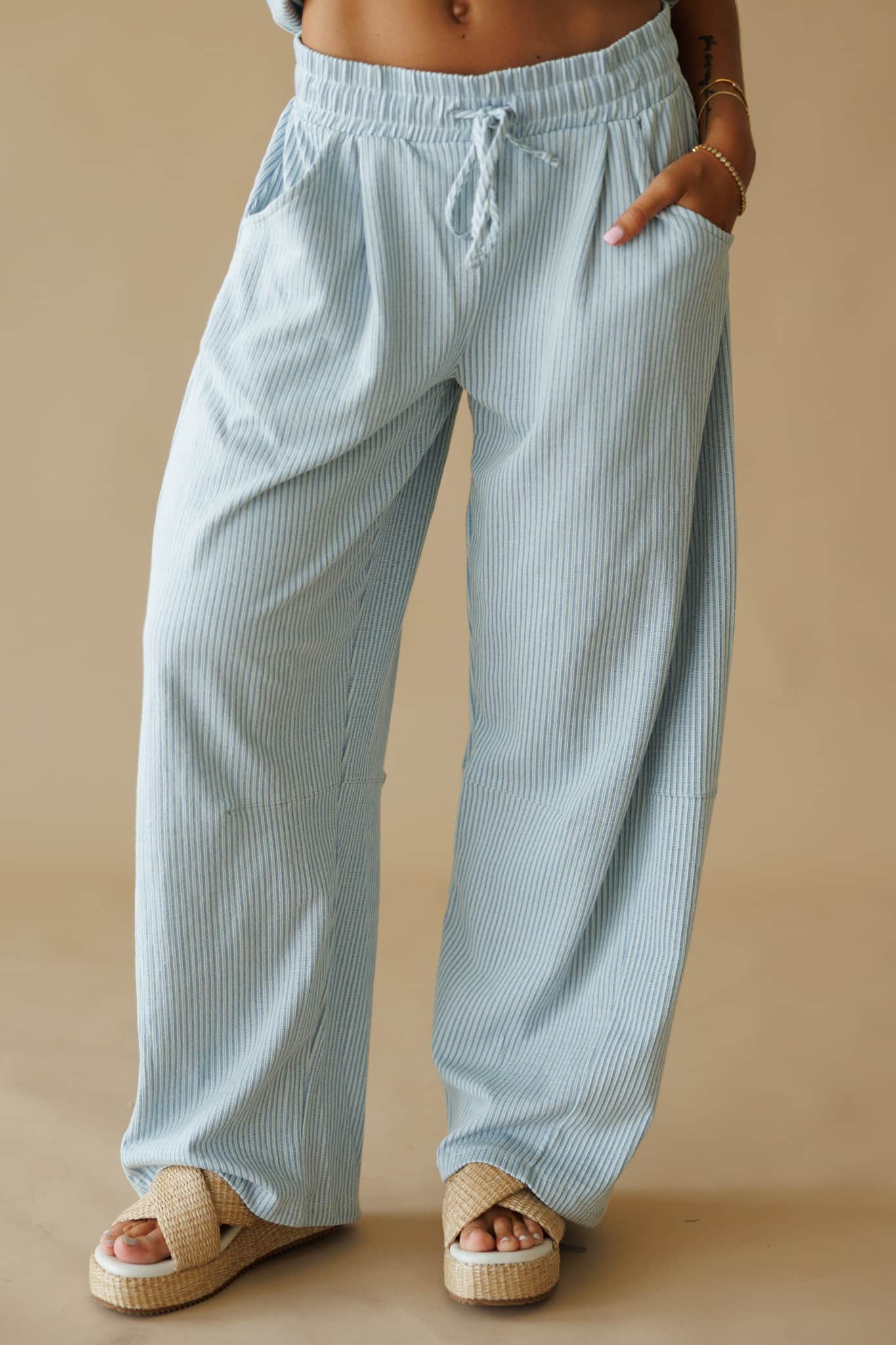 Blue Haven Striped Pants