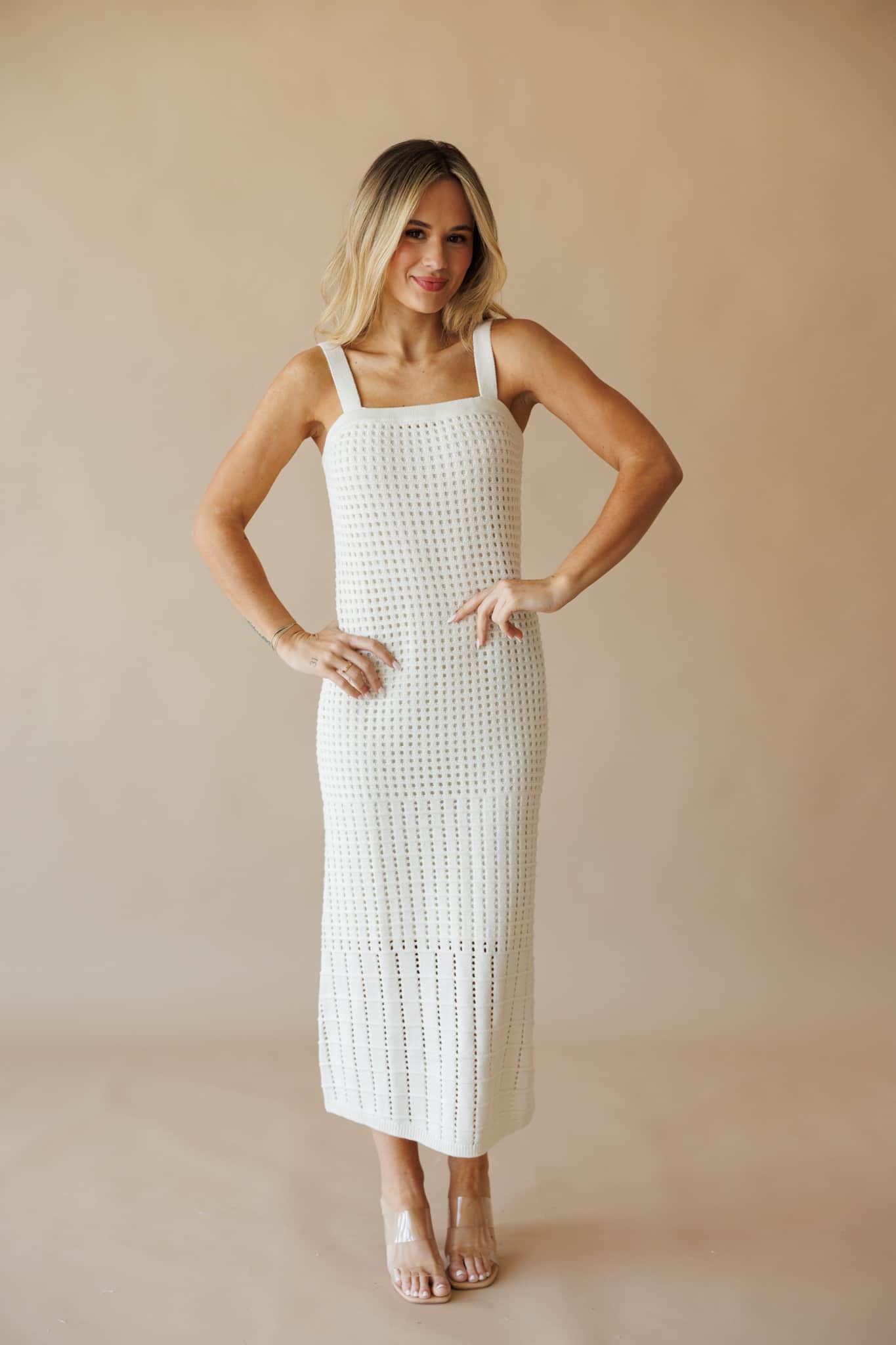 European Summer Crochet Dress