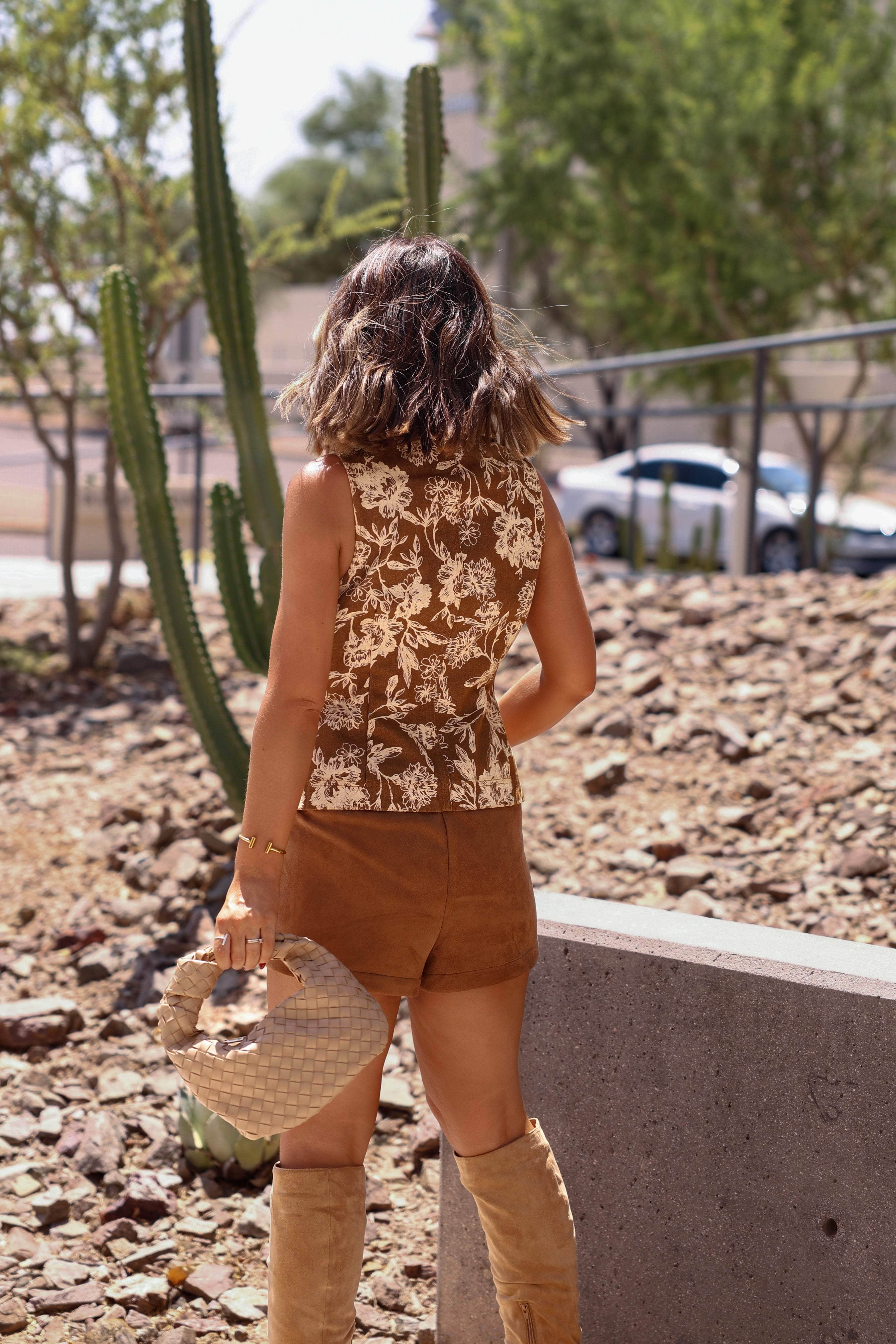 Amber Glen Floral Vest