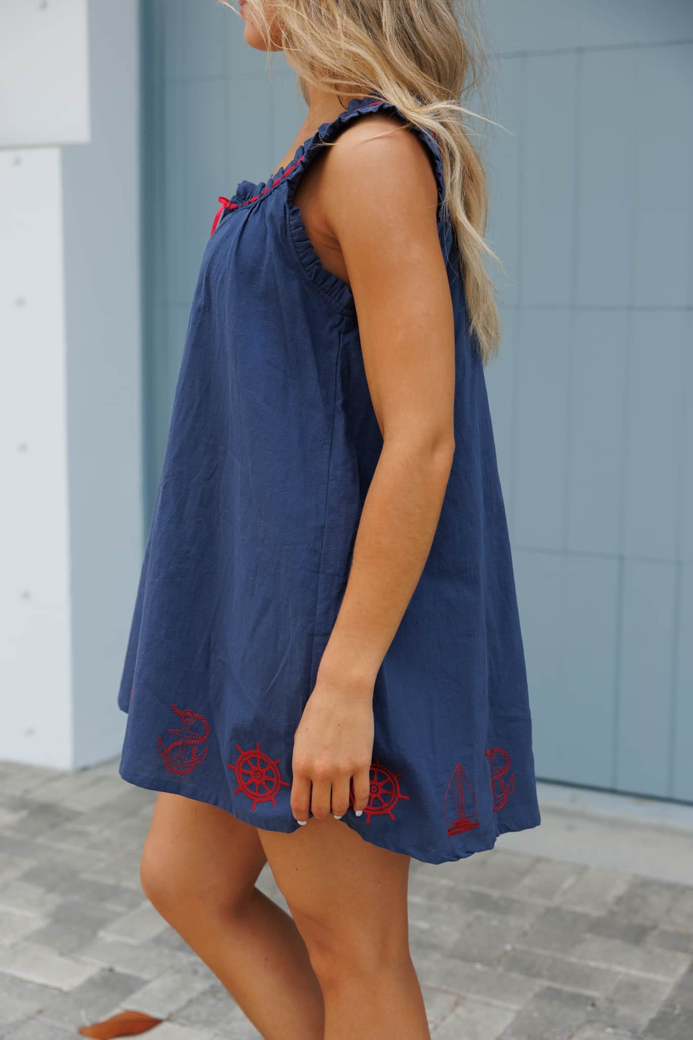 Anchors Away Mini Dress