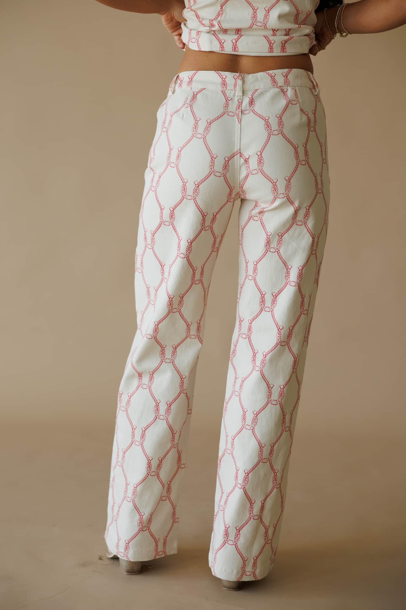 Horseshoe Printed Pants