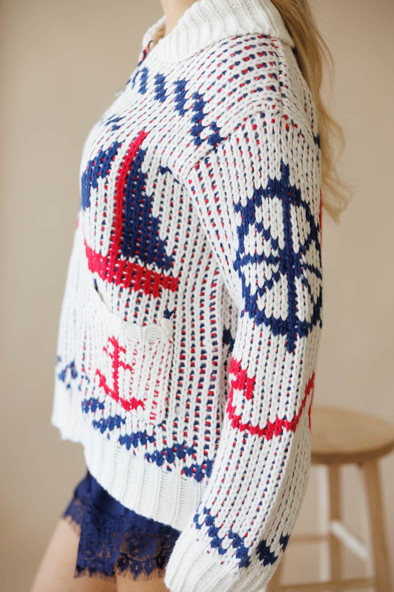 Sailboat Knit Cardigan