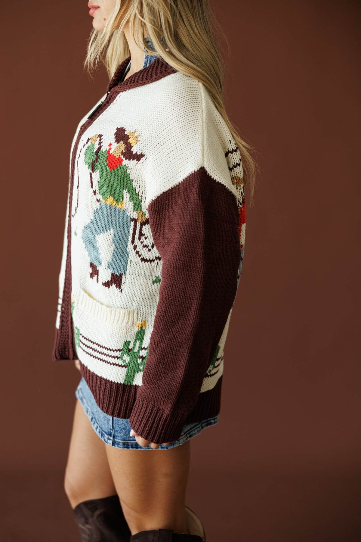 Cowboys Only Cardigan