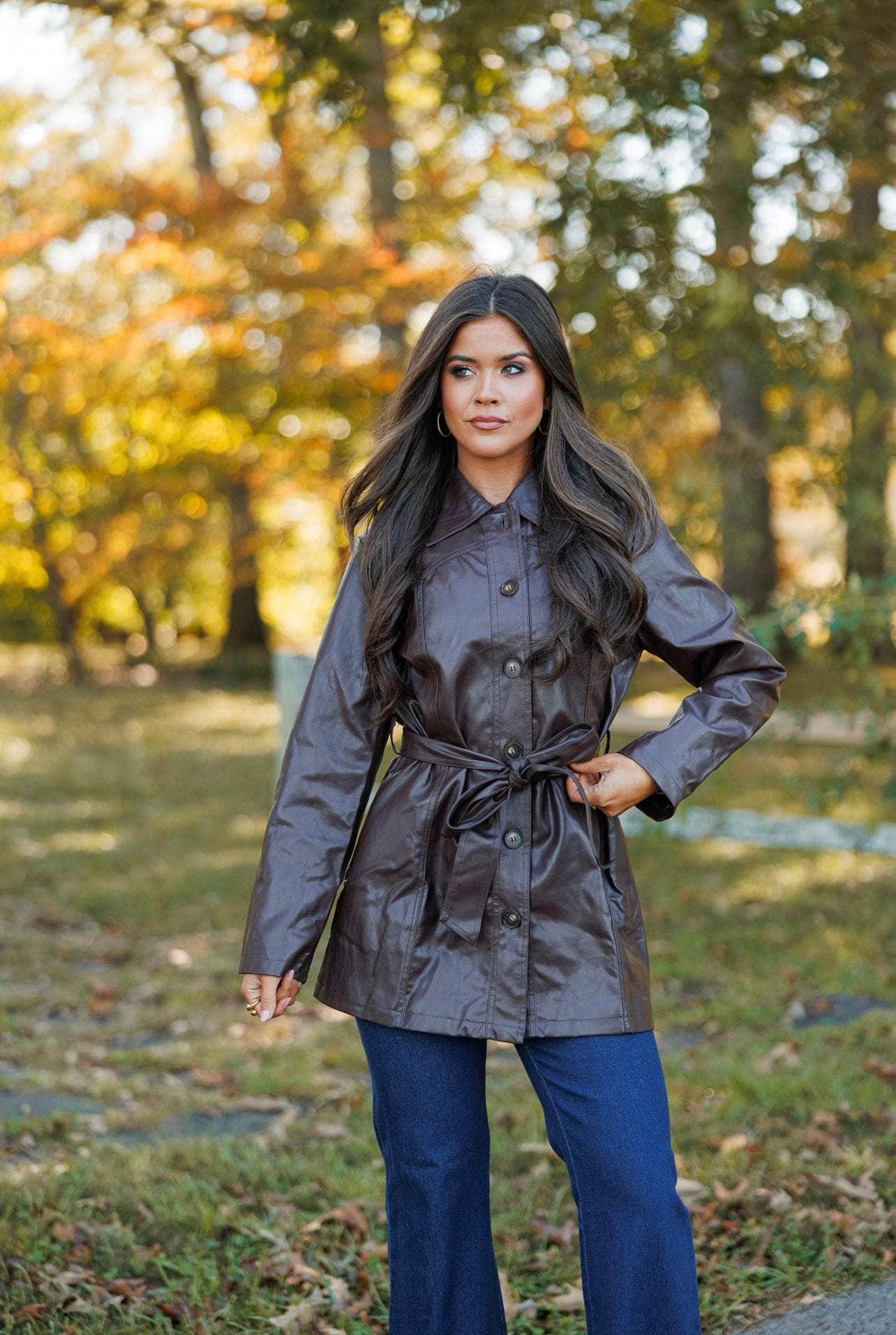 Autumn In Oxford Belted Jacket