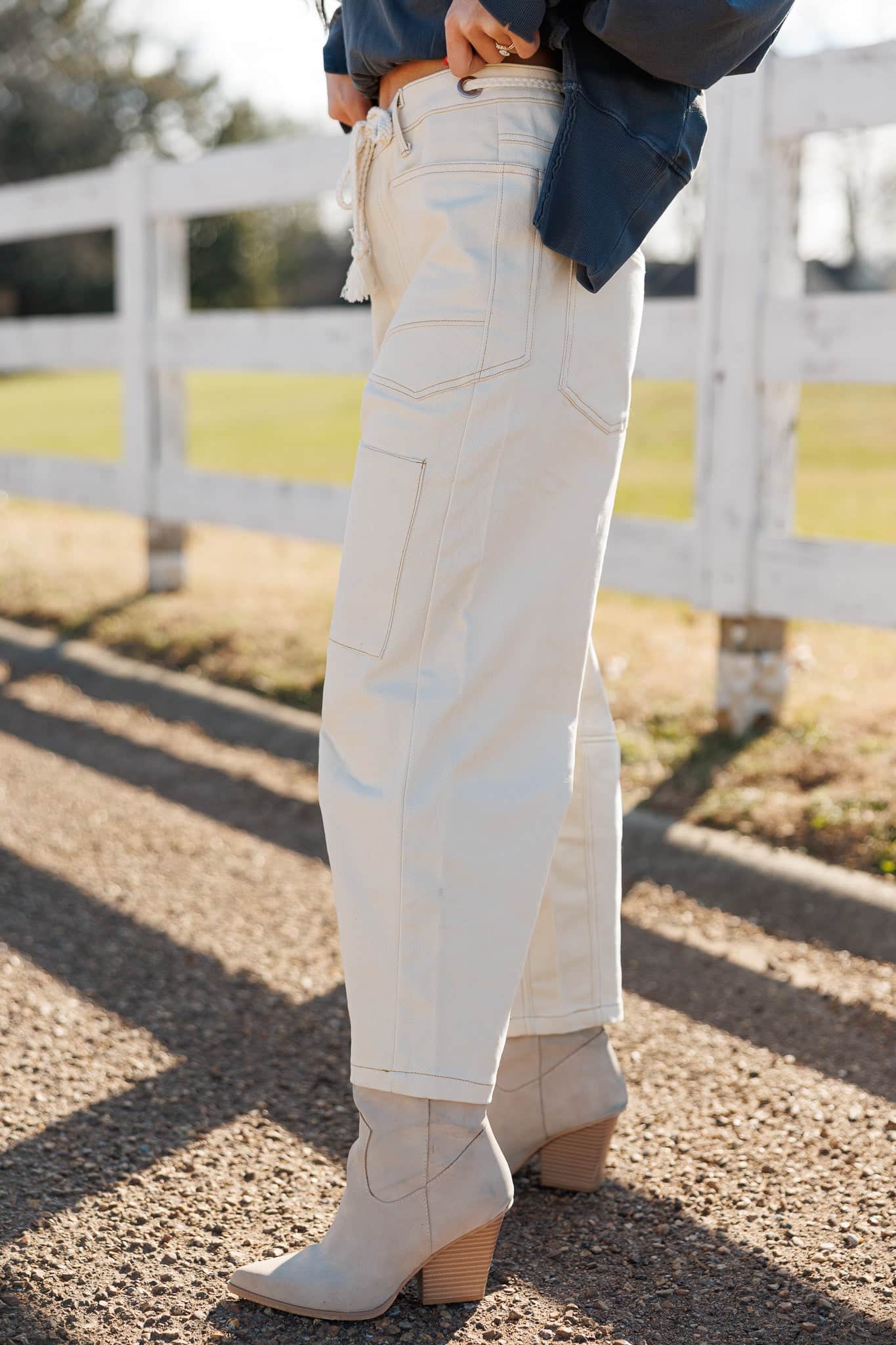 Barrel Patch Pocket Pants