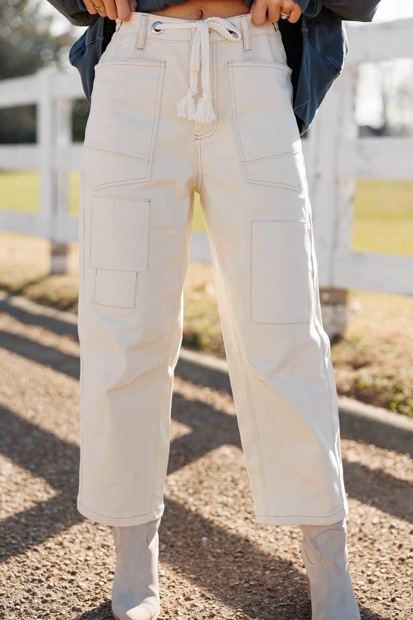 Barrel Patch Pocket Pants