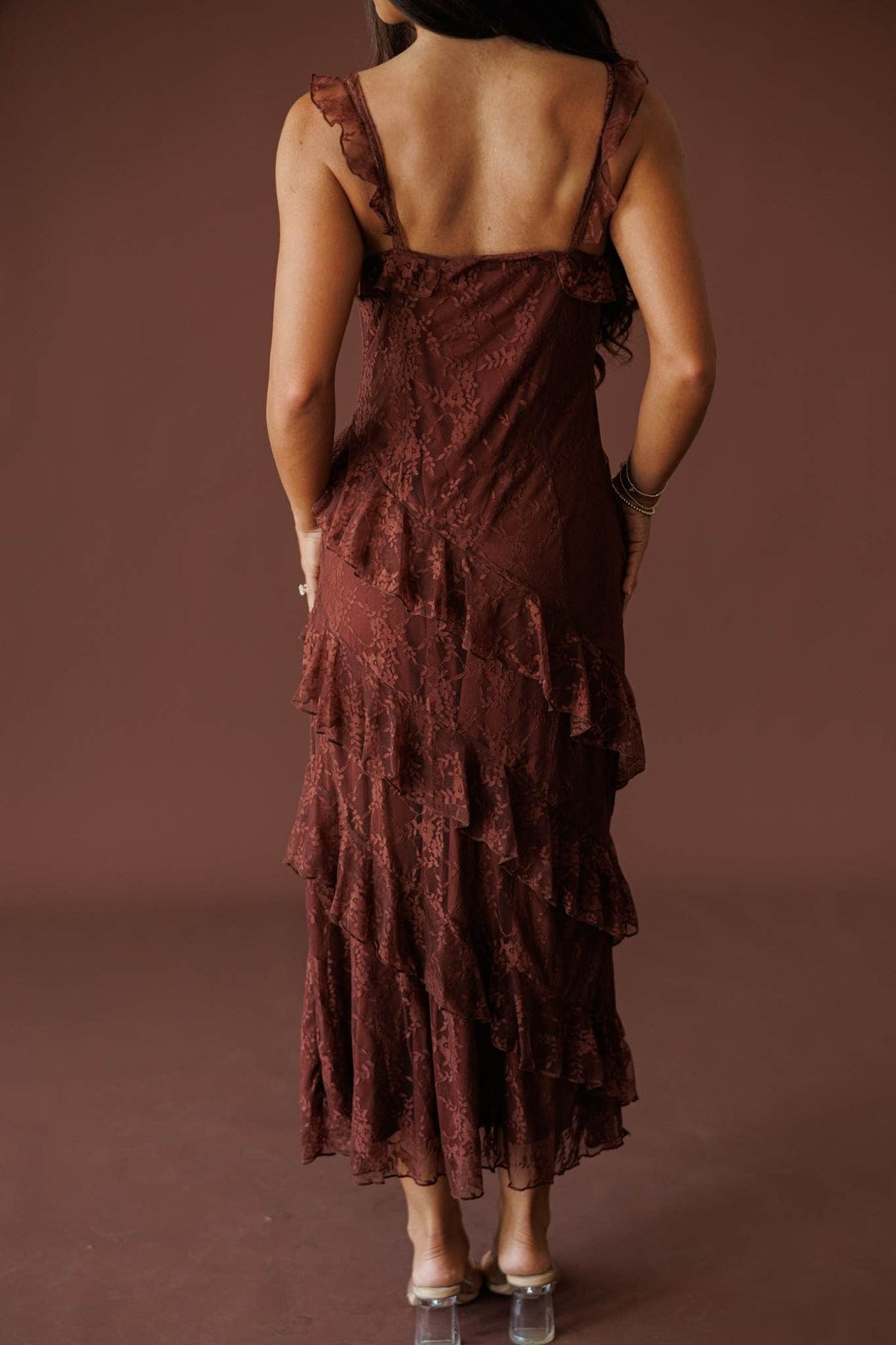 Slow Dance Lace Midi Dress