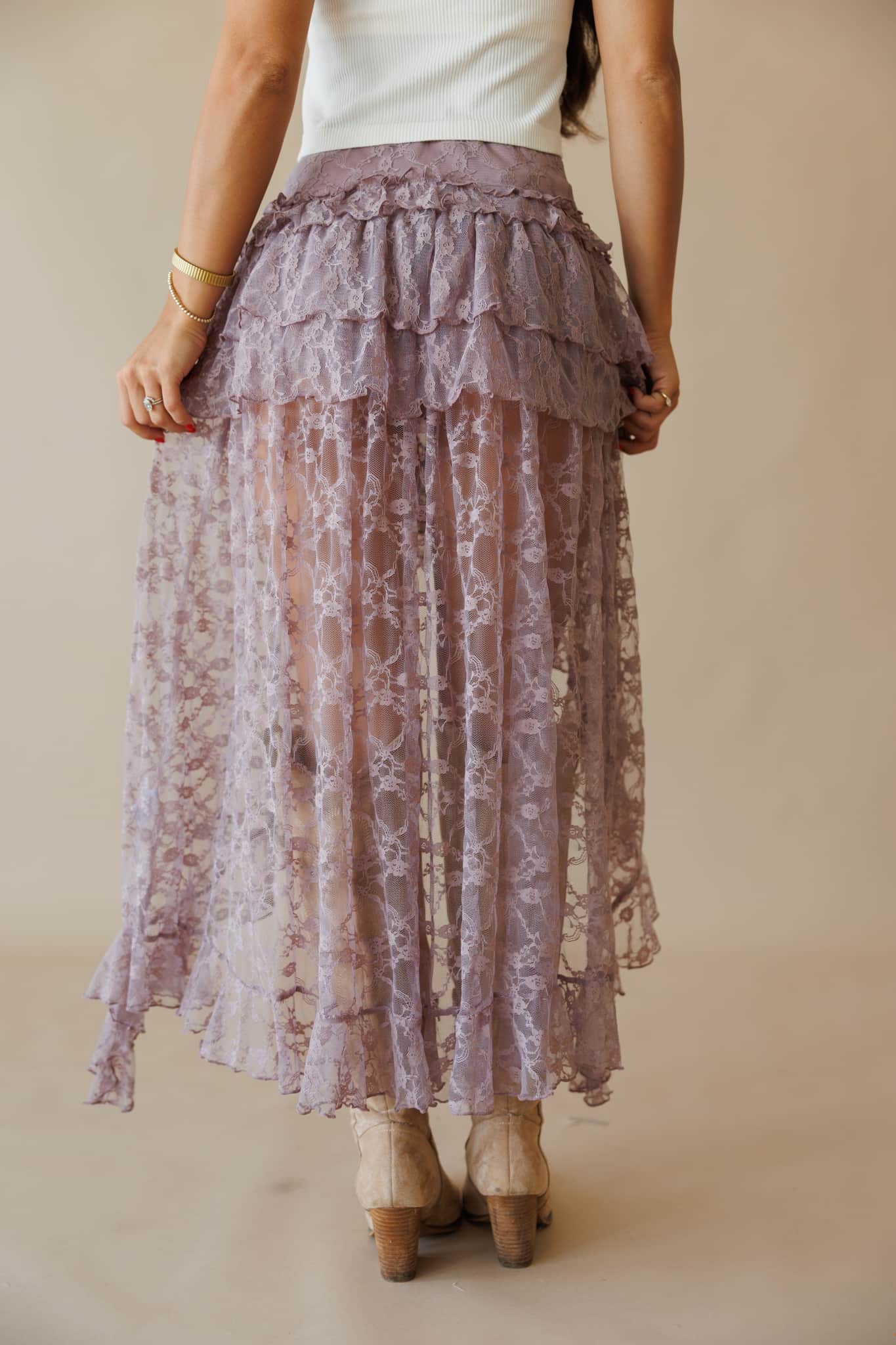 Wandering Heart Lace Skirt