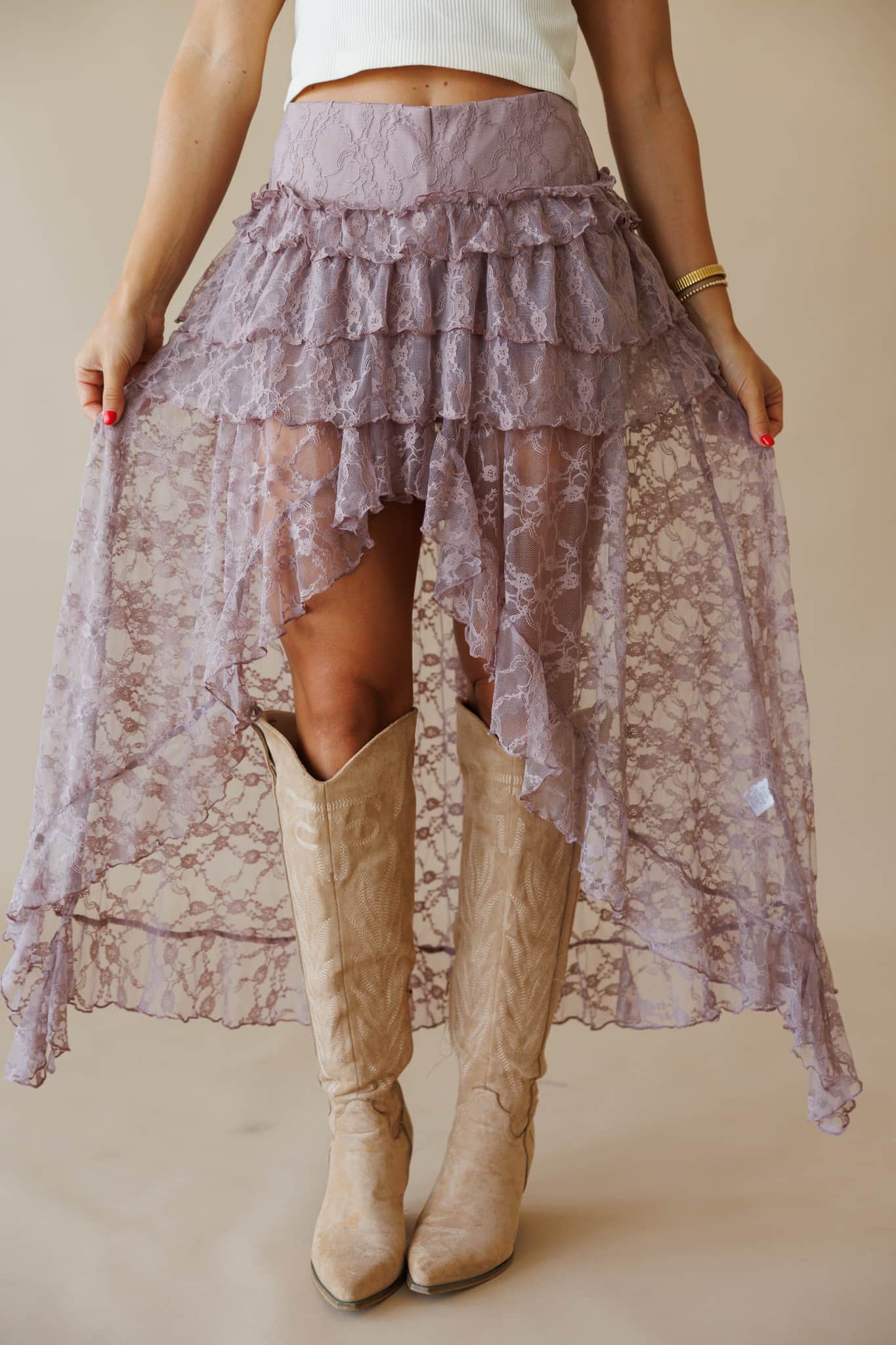 Wandering Heart Lace Skirt