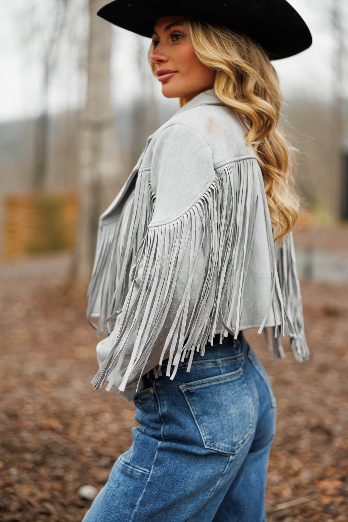 Boho Soul Faux Suede Jacket