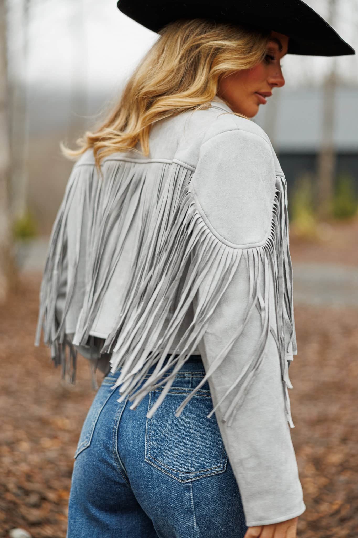 Boho Soul Faux Suede Jacket