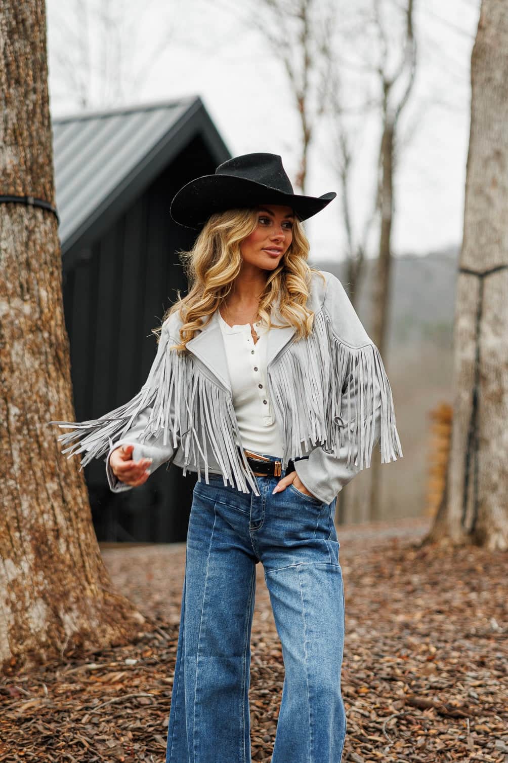 Boho Soul Faux Suede Jacket