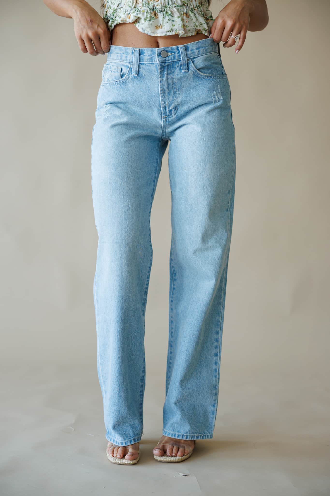 Just Black Relaxed Straight Jean
