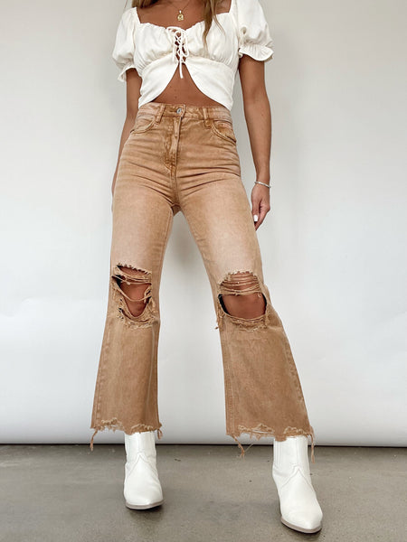 Denim Jeans: Shop Flare, Straight Leg & Wide-Leg Fits for Women – tagged  ColorFamily_Brown