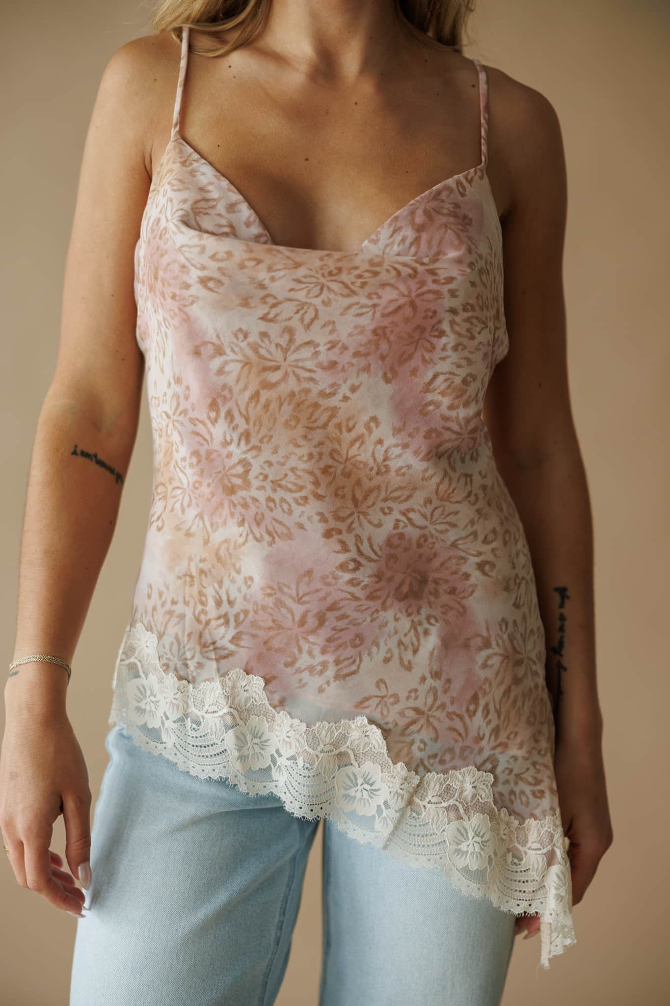 Rose Safari Lace Top