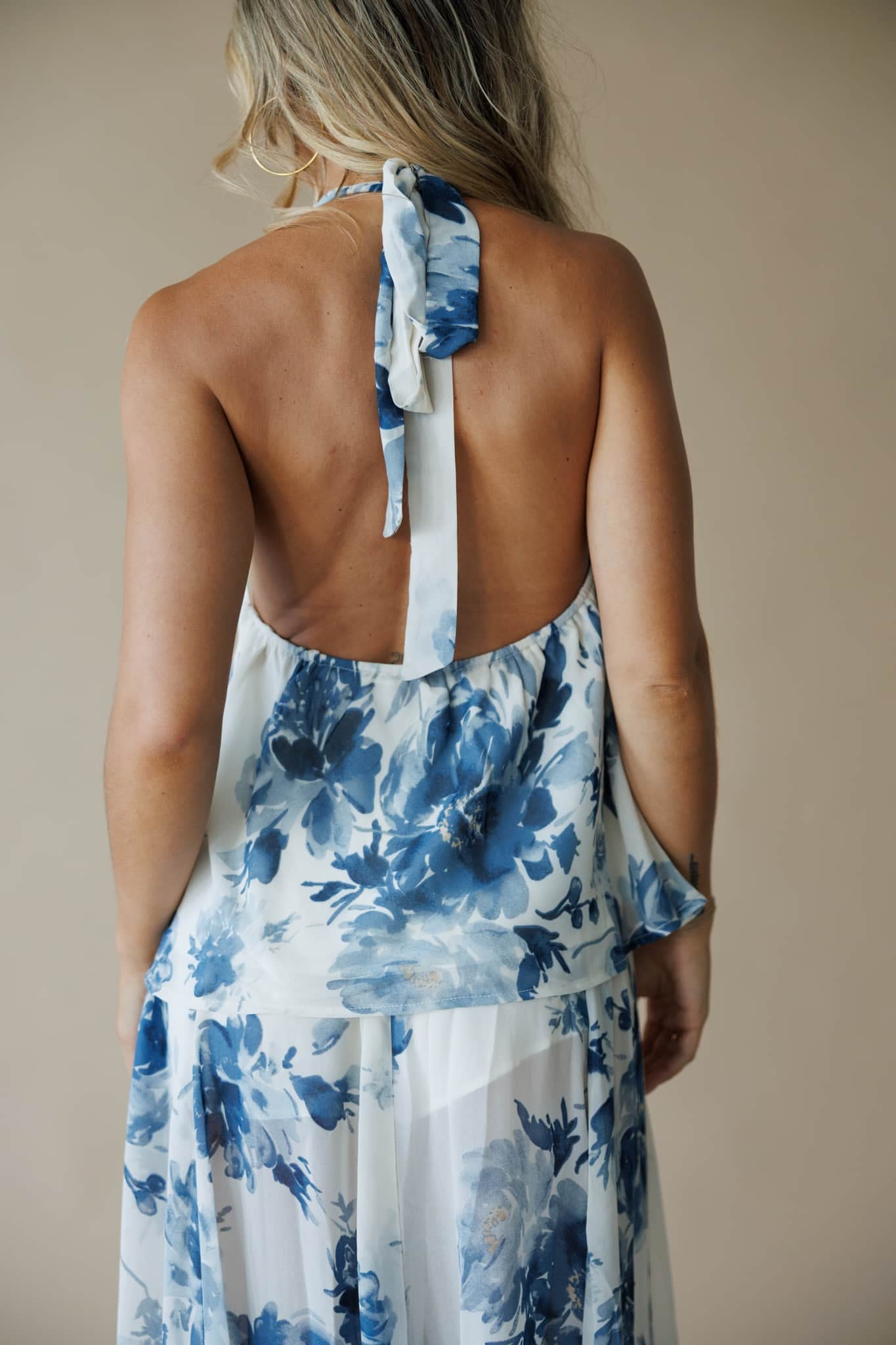 Brushstroke Blooms Top