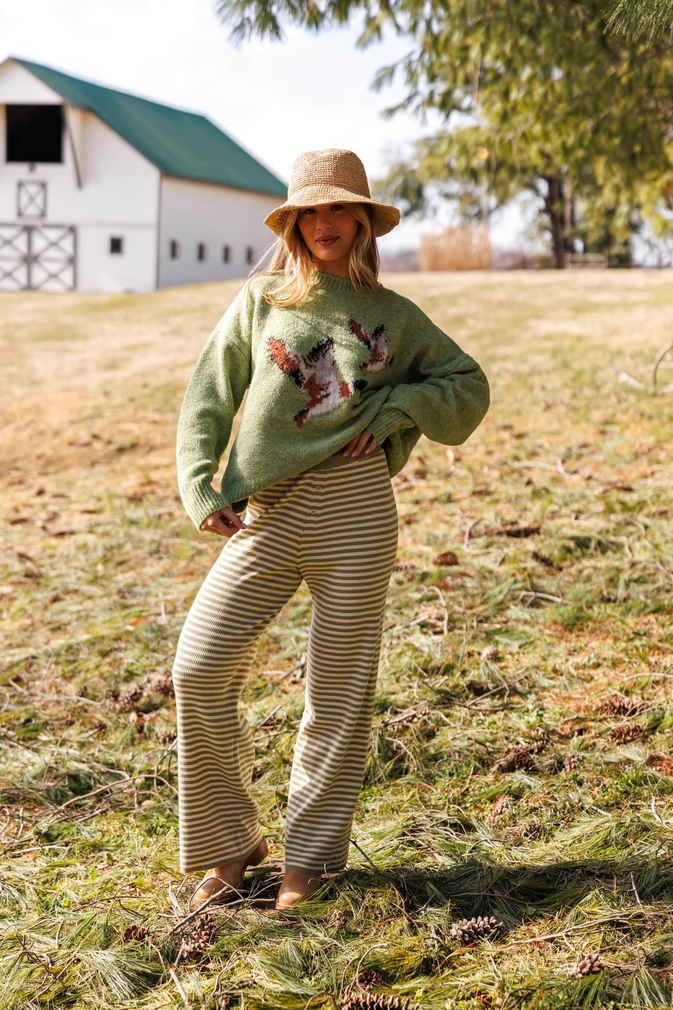 Greenhouse Striped Pants