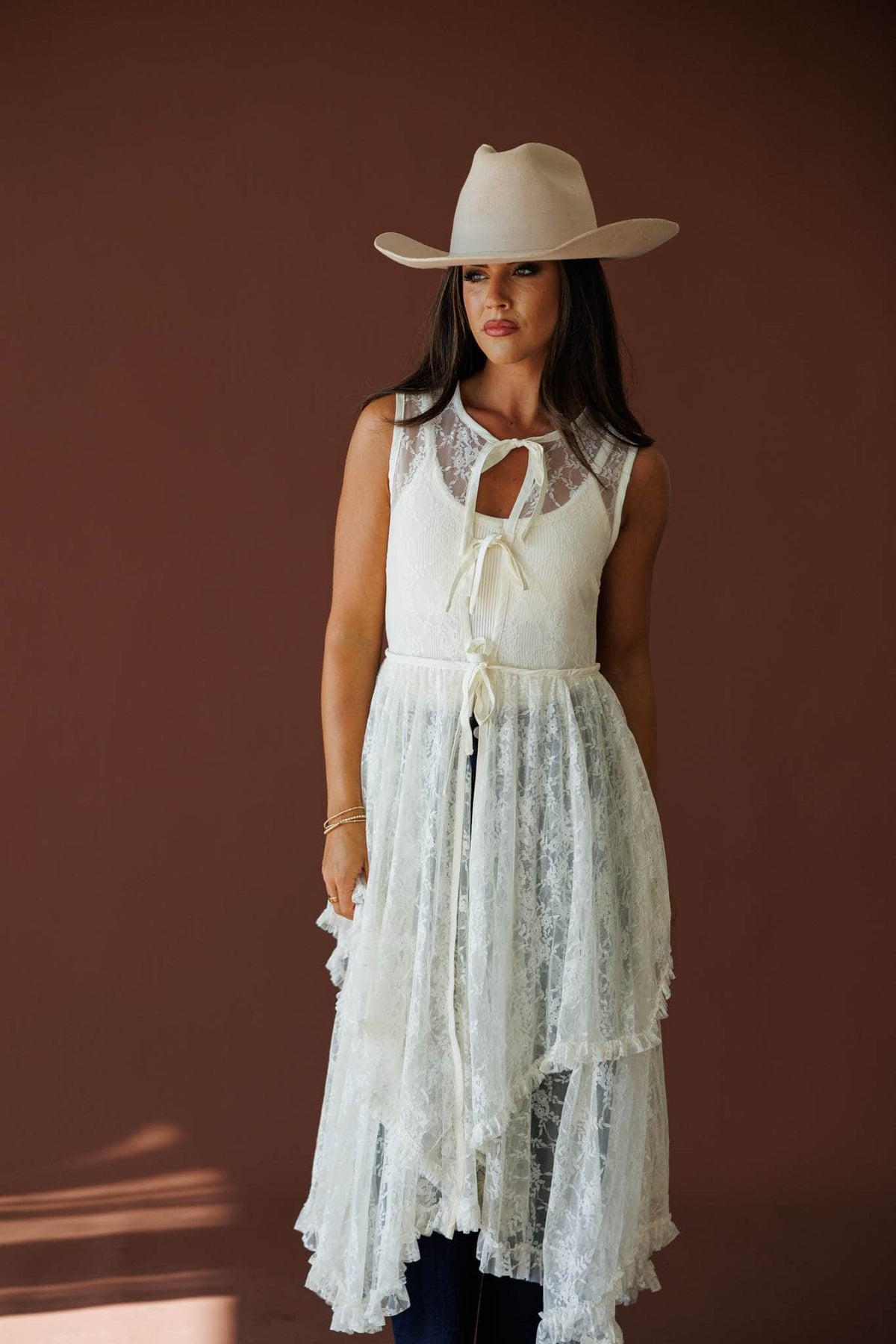 Handwritten Lace Top