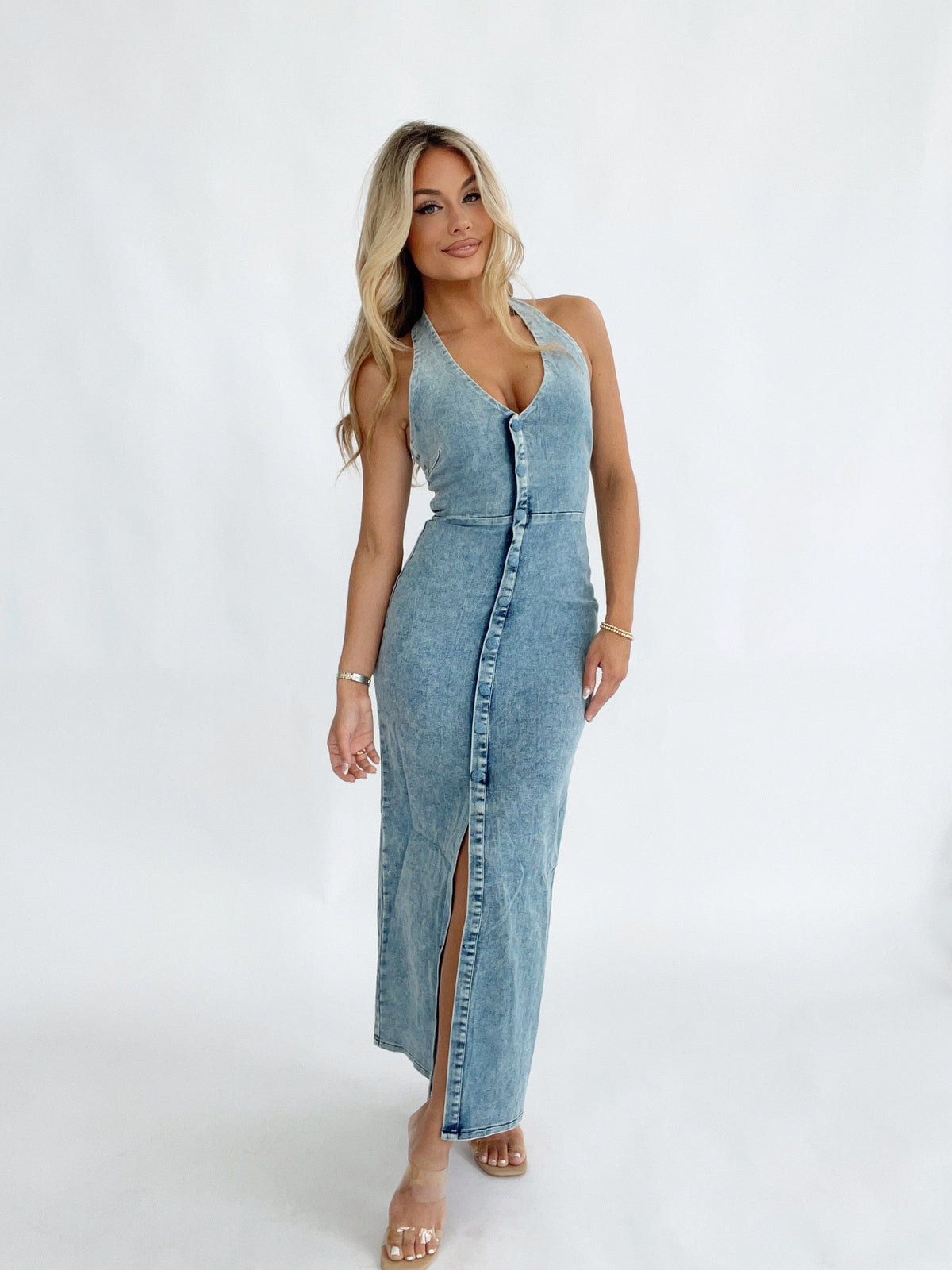 CM6220D denim blue dress One & Only