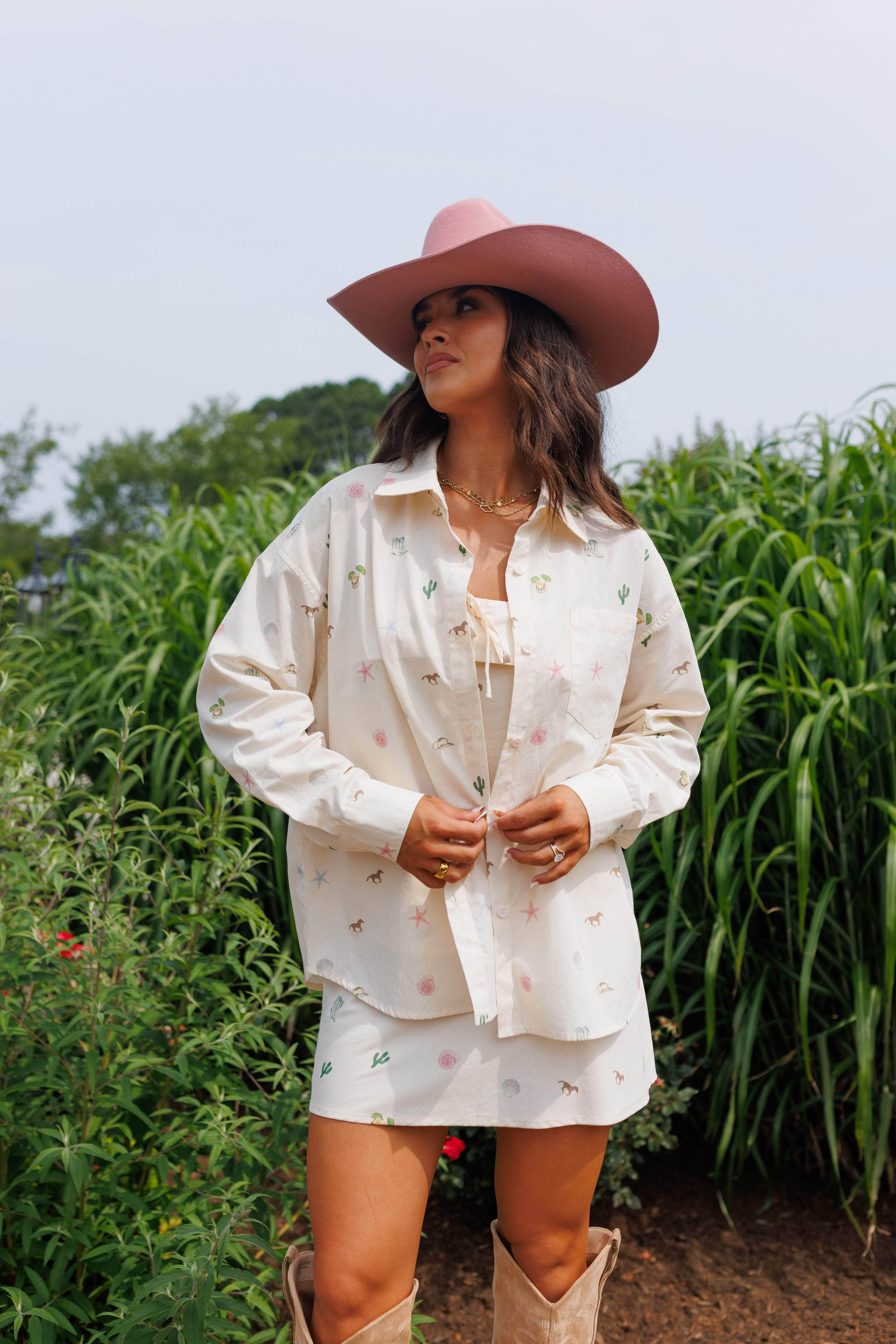 Coastal Cowgirl Oversized Shirt