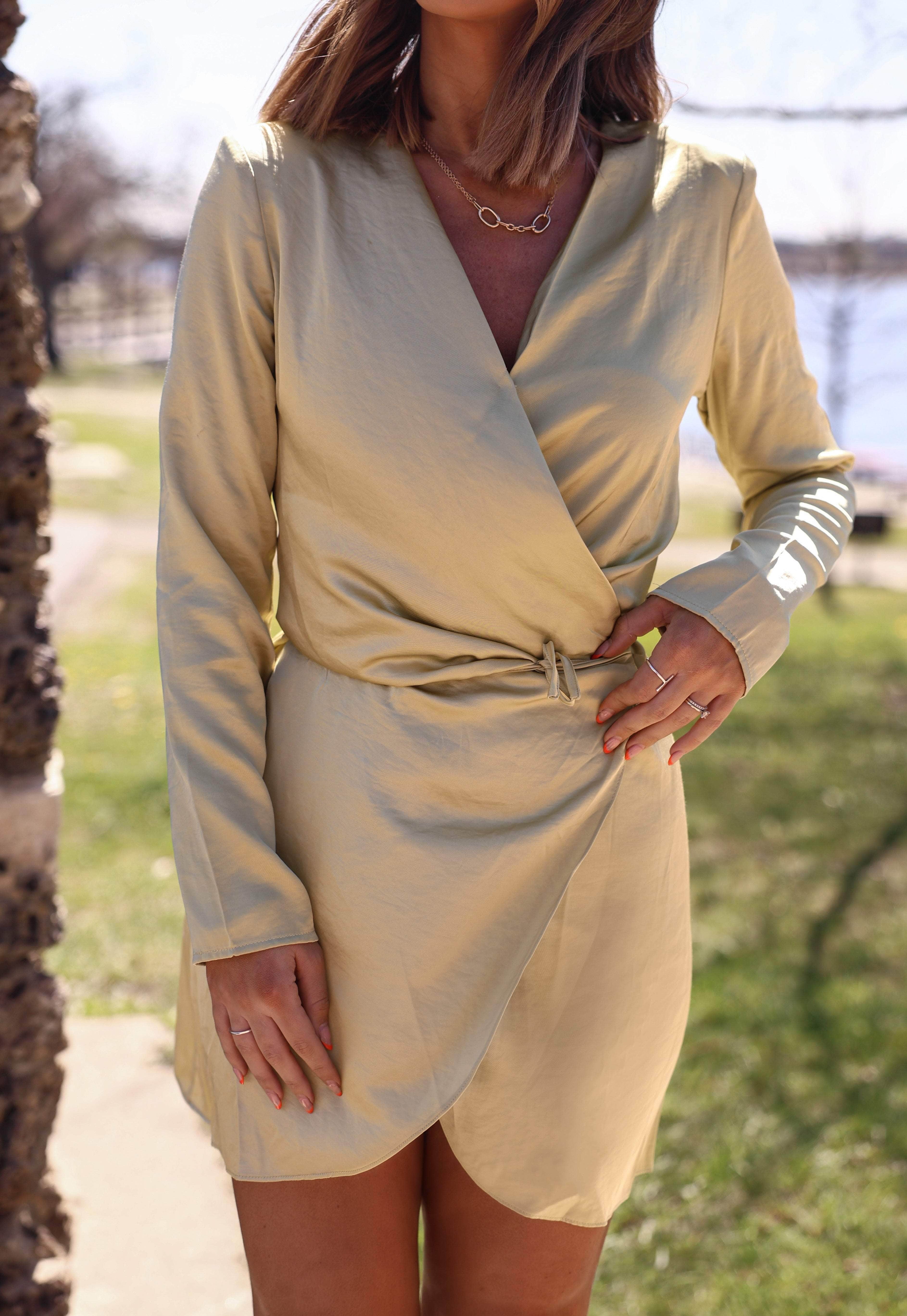Cocktail Hour Wrap Dress