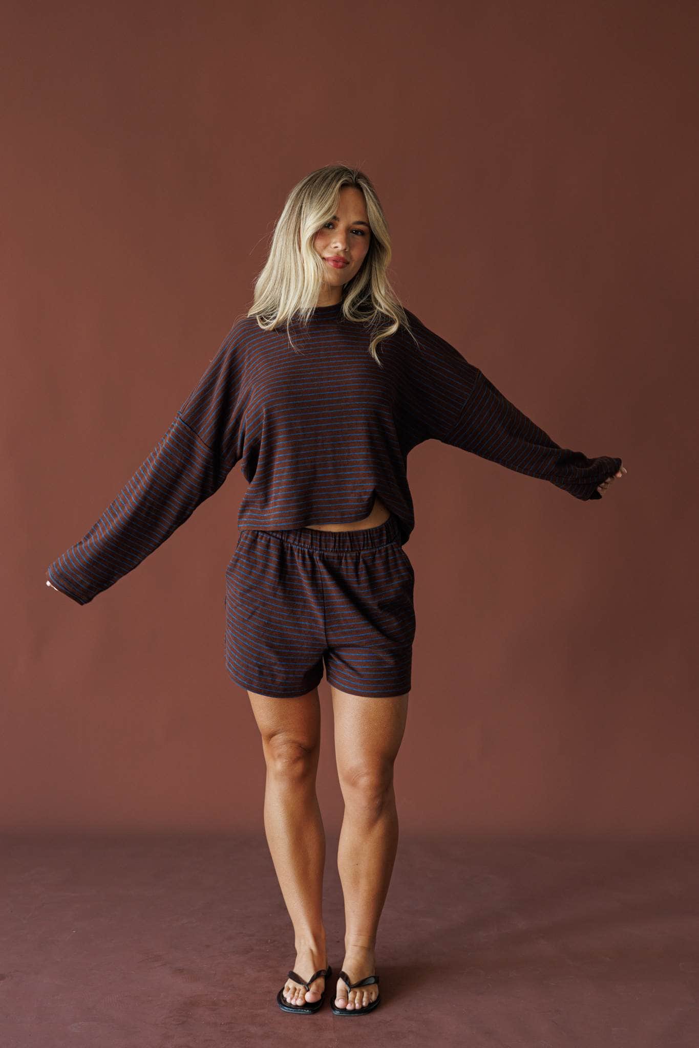 Cocoa Club Striped Top