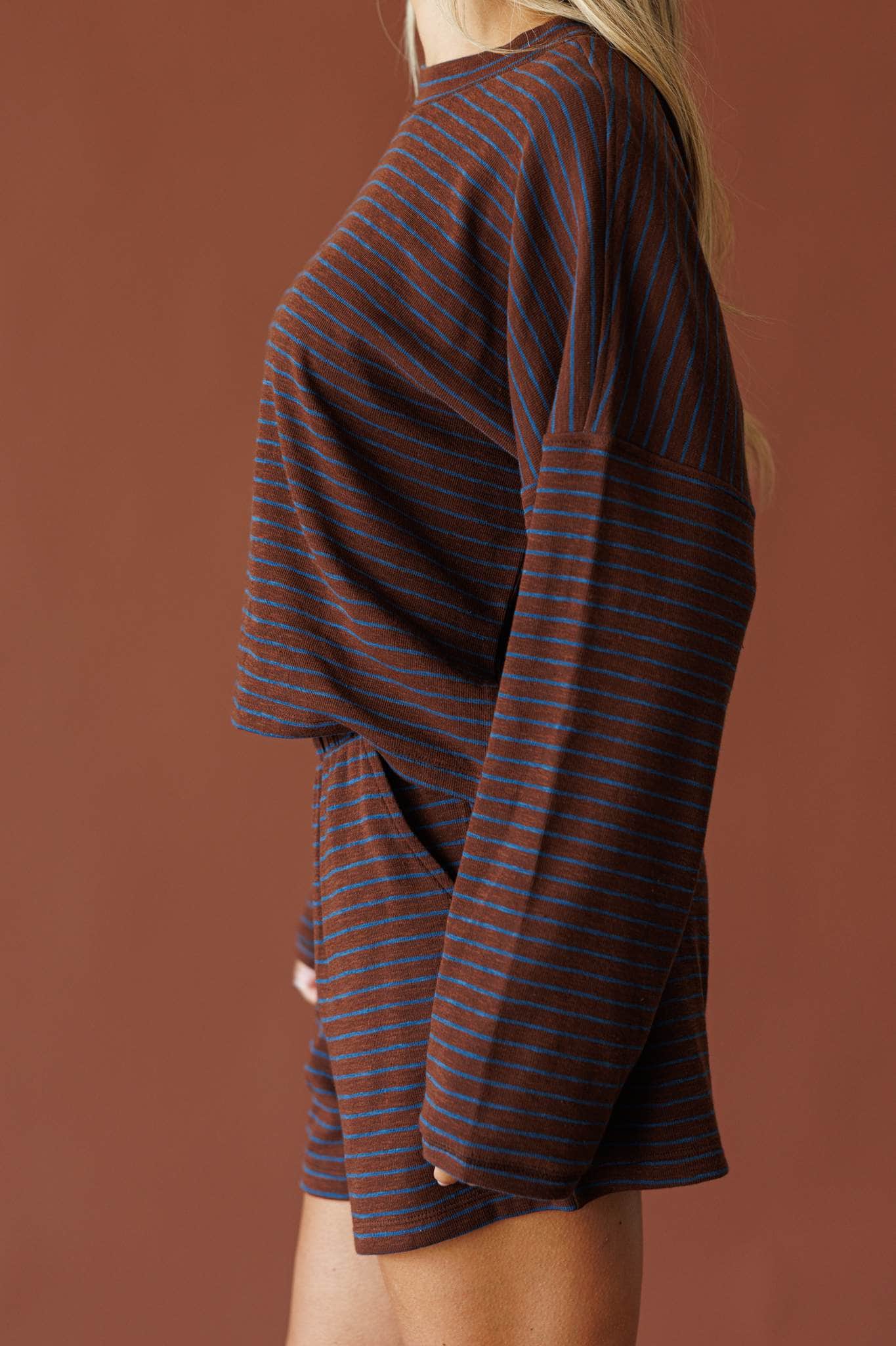 Cocoa Club Striped Top