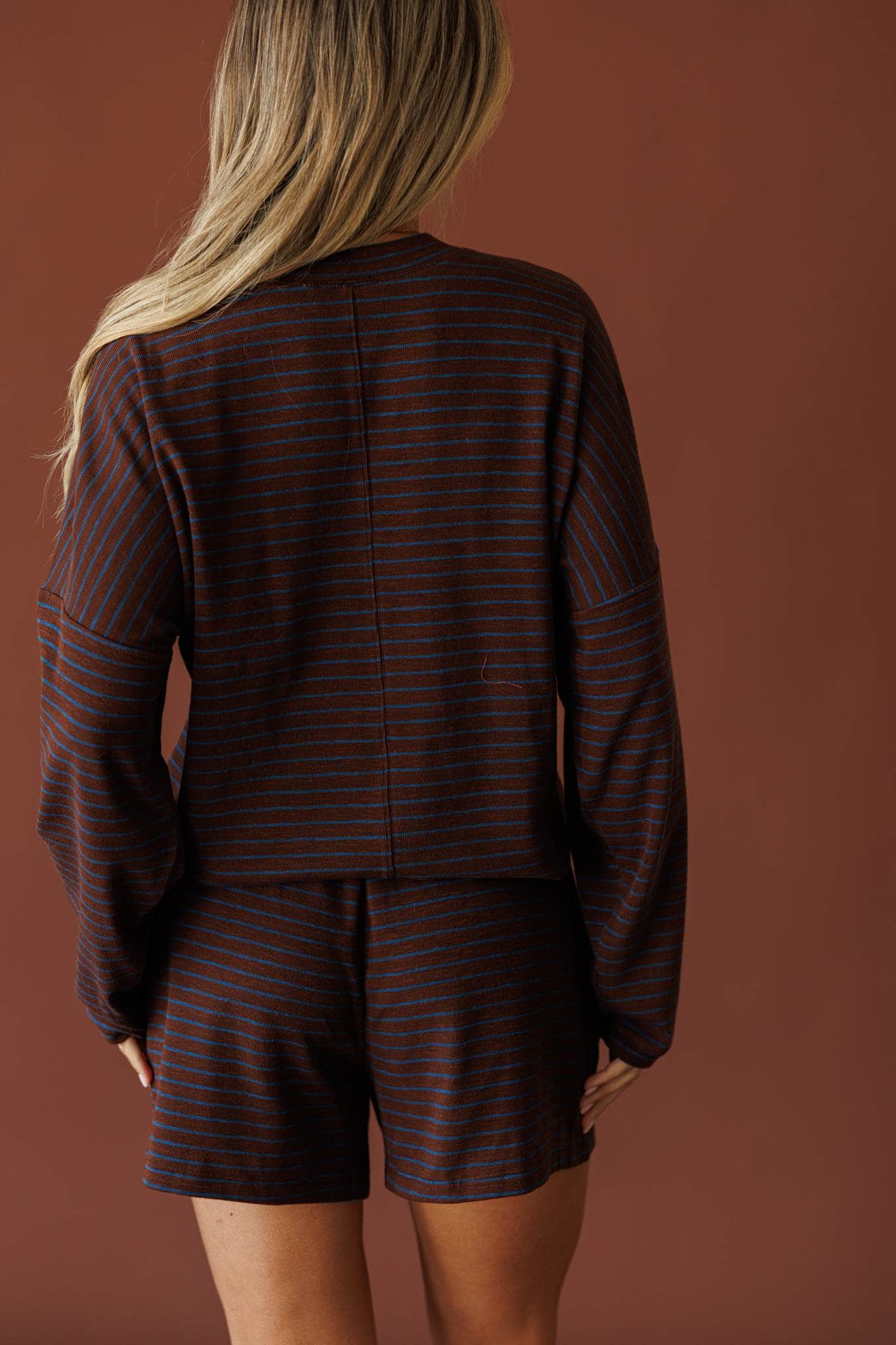 Cocoa Club Striped Top