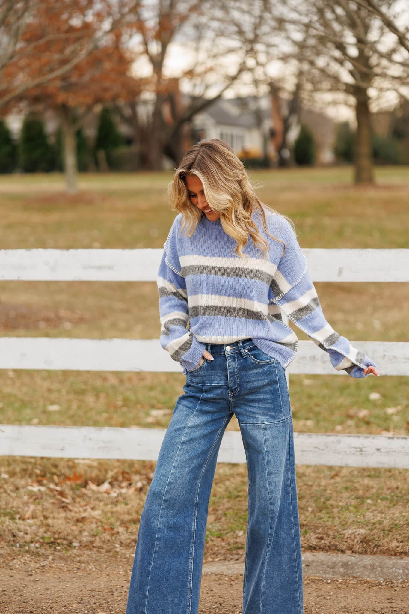 Cool Touch Striped Sweater