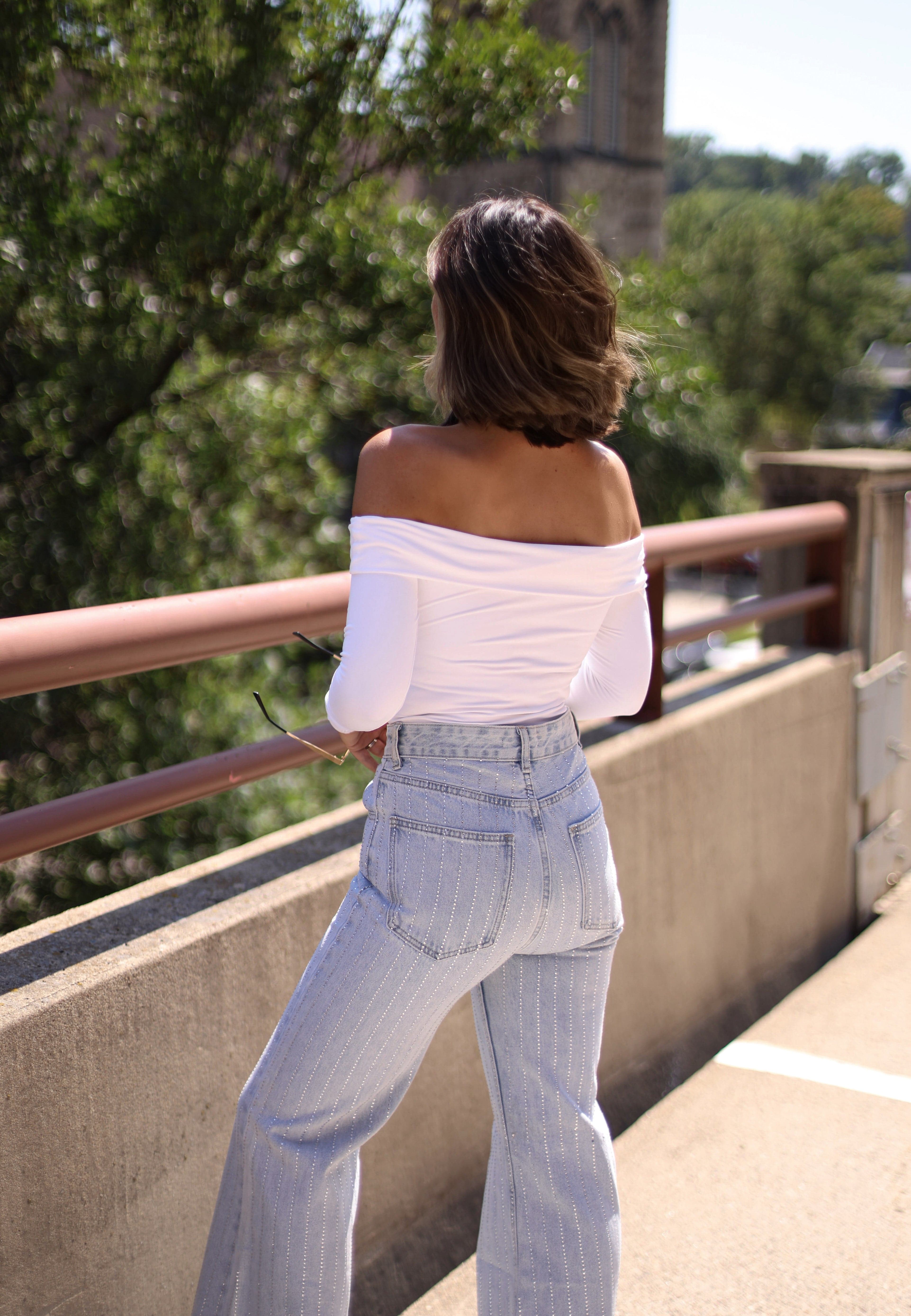 Crystal Studded Denim Fore Collection