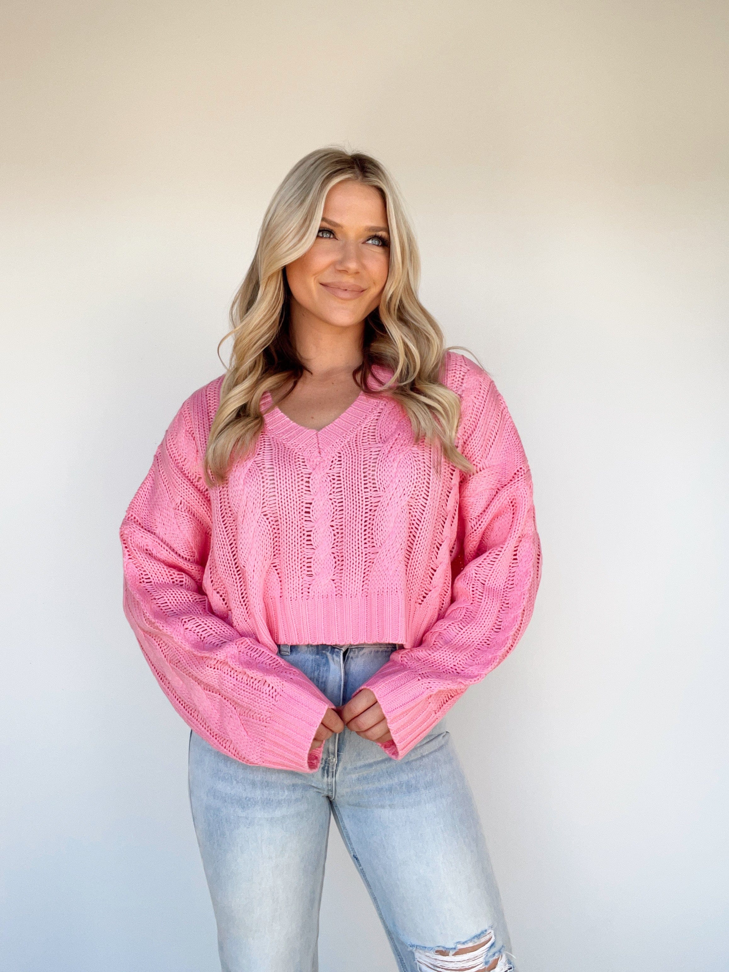 CSW9606 pink sweater Cloud Ten