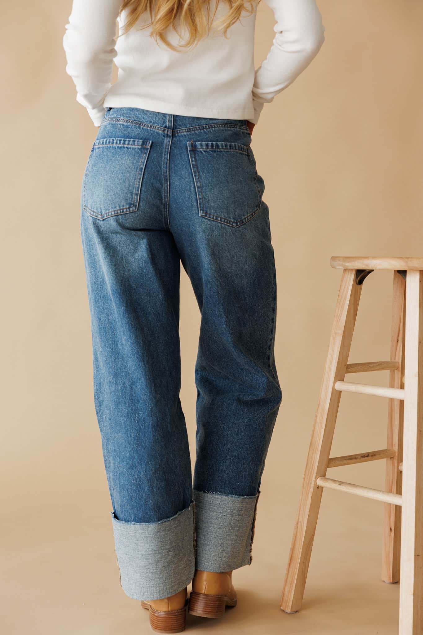 Cuffing Season Wide Leg Denim