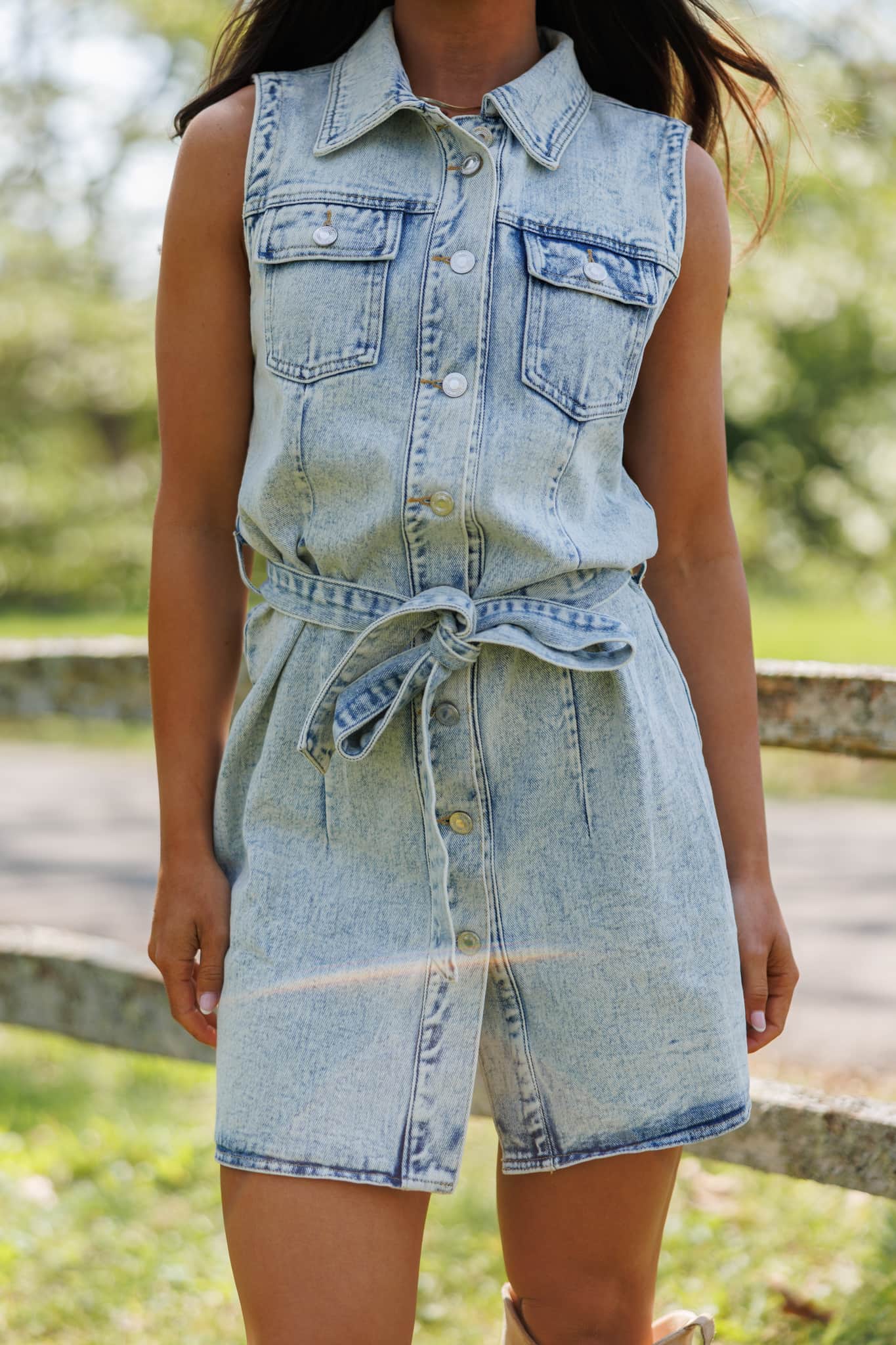 Dakota Line Denim Dress