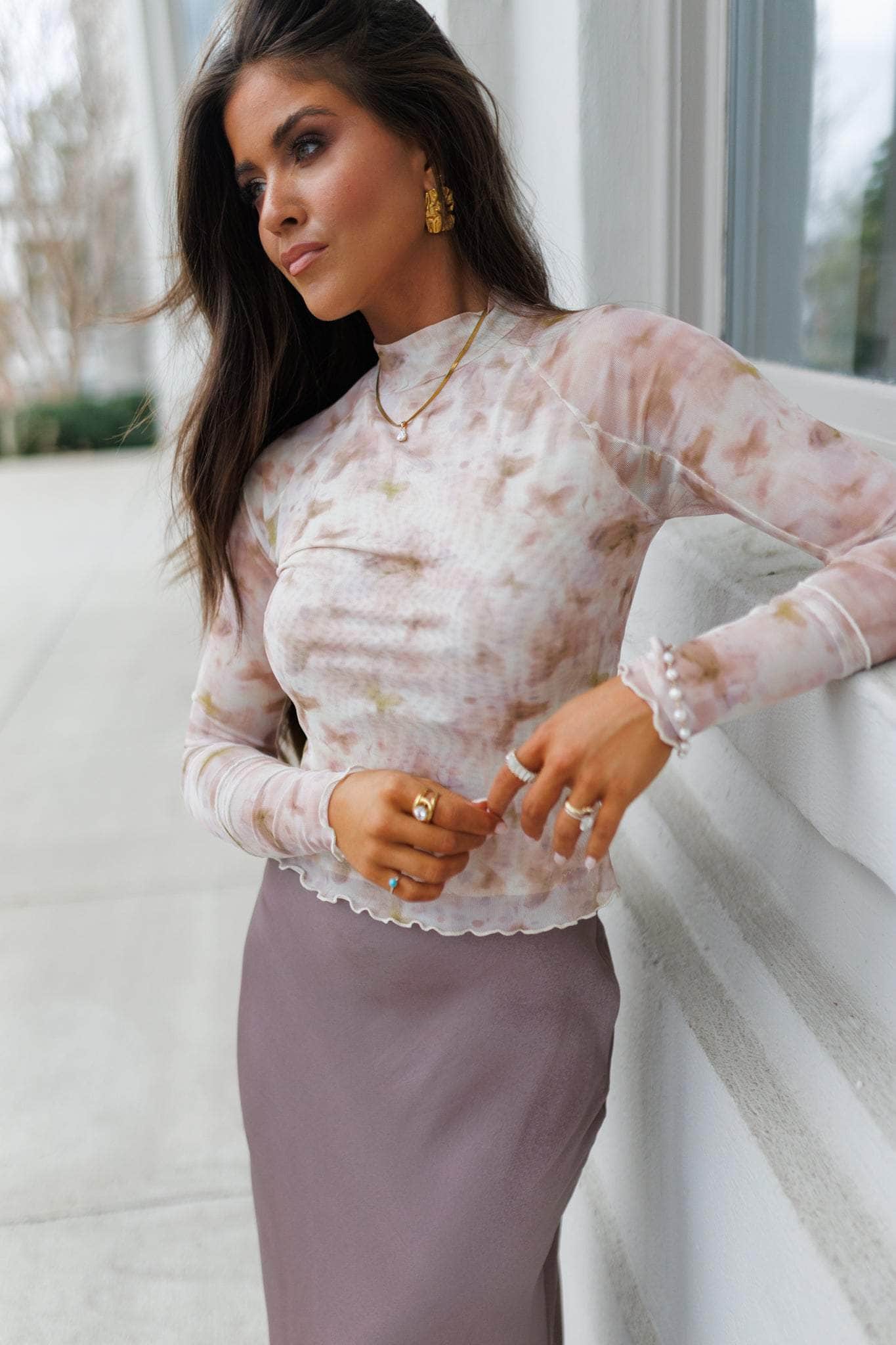 Delicate Delights Mesh Top