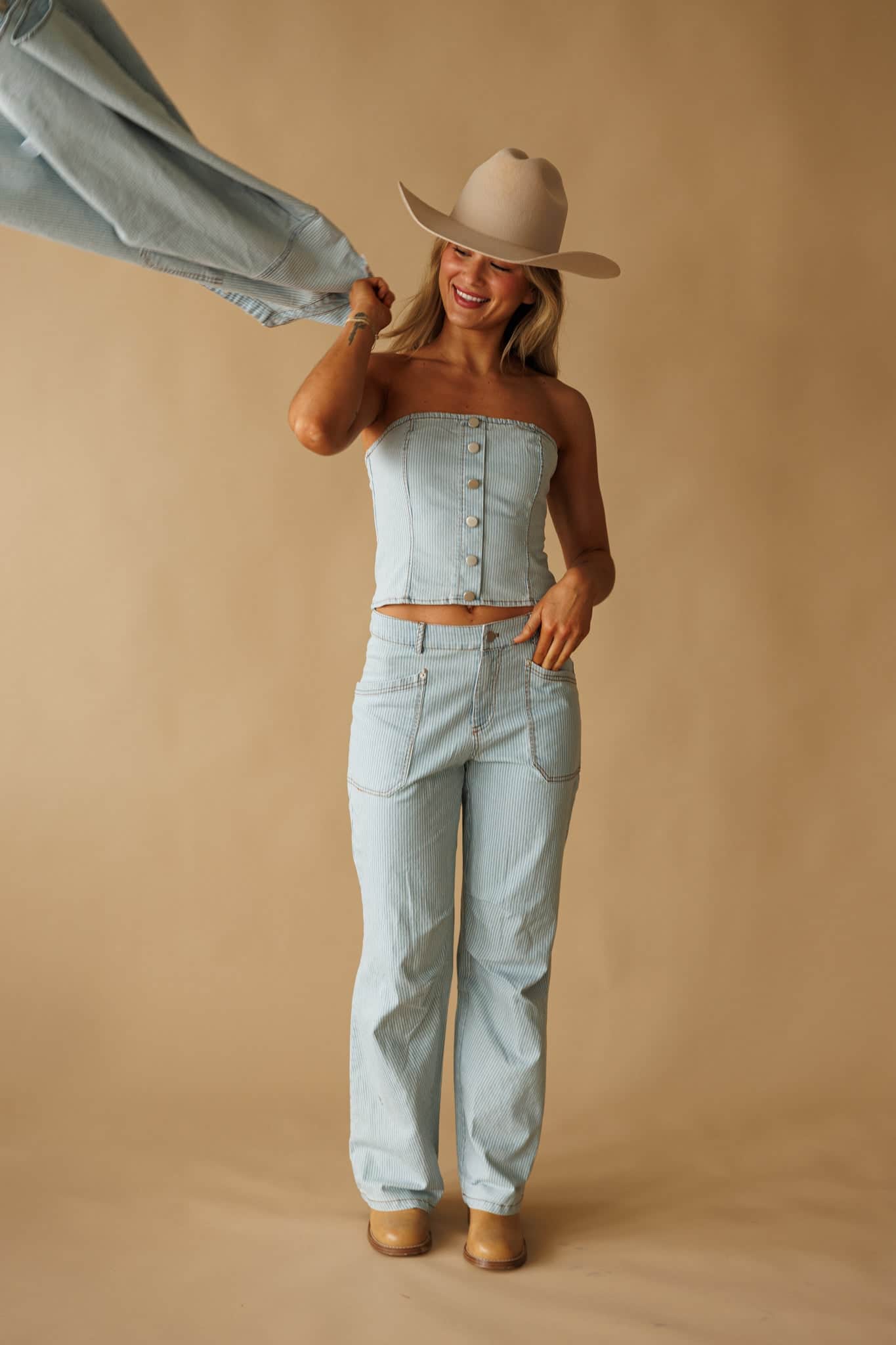 Denim Direction Pants