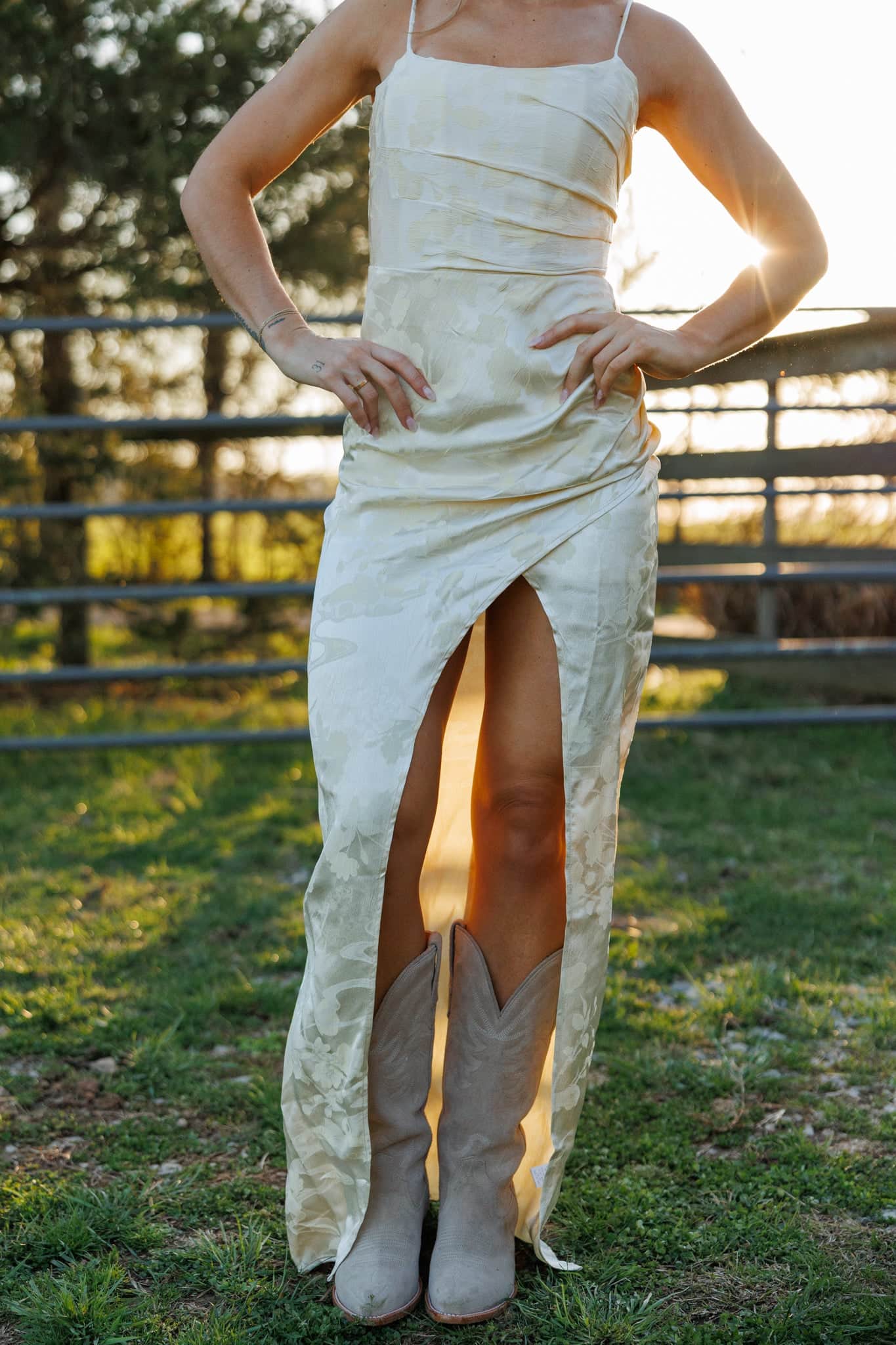 Golden Promise Corset Dress