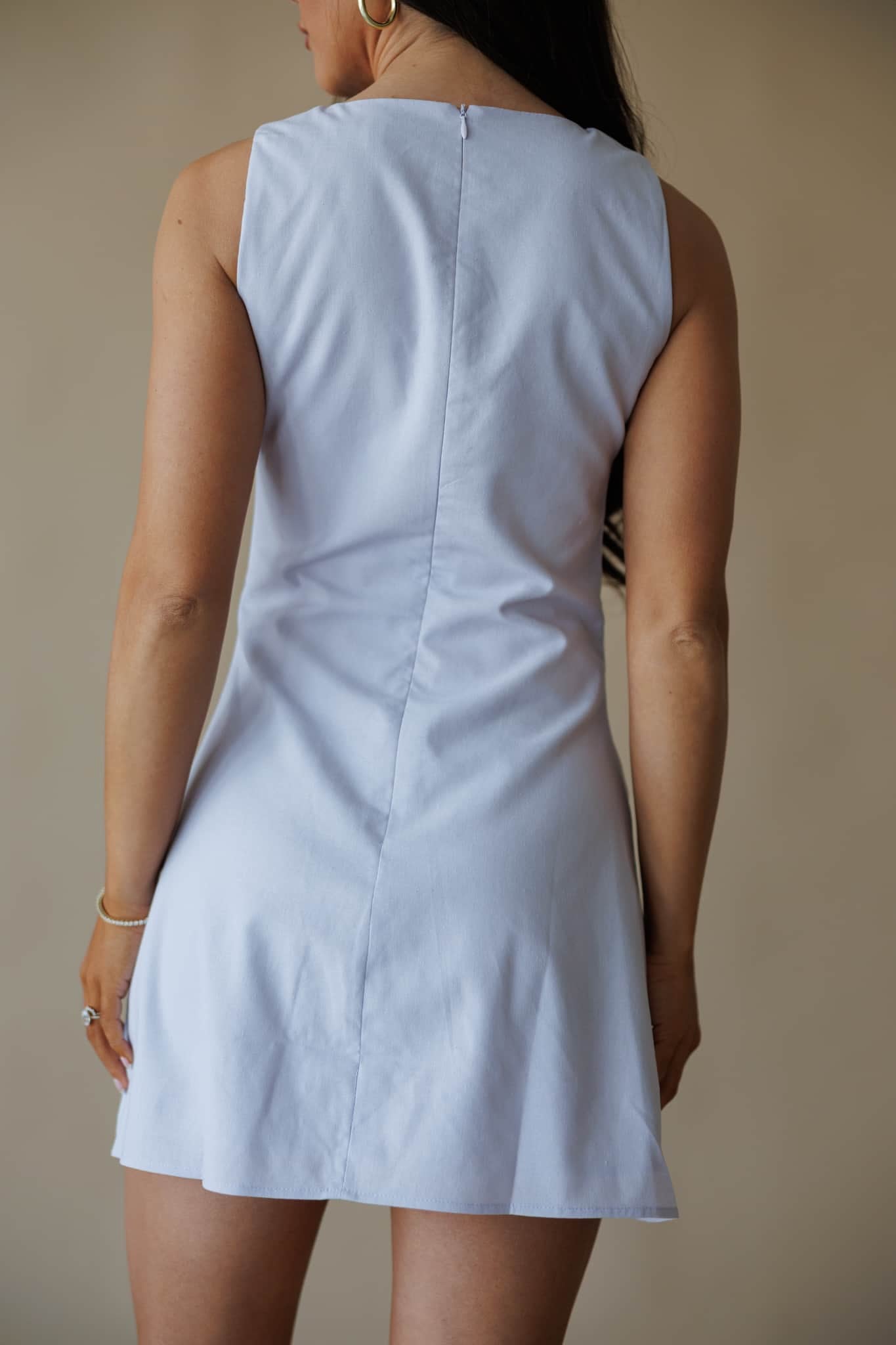 Polished In The City Linen Dress