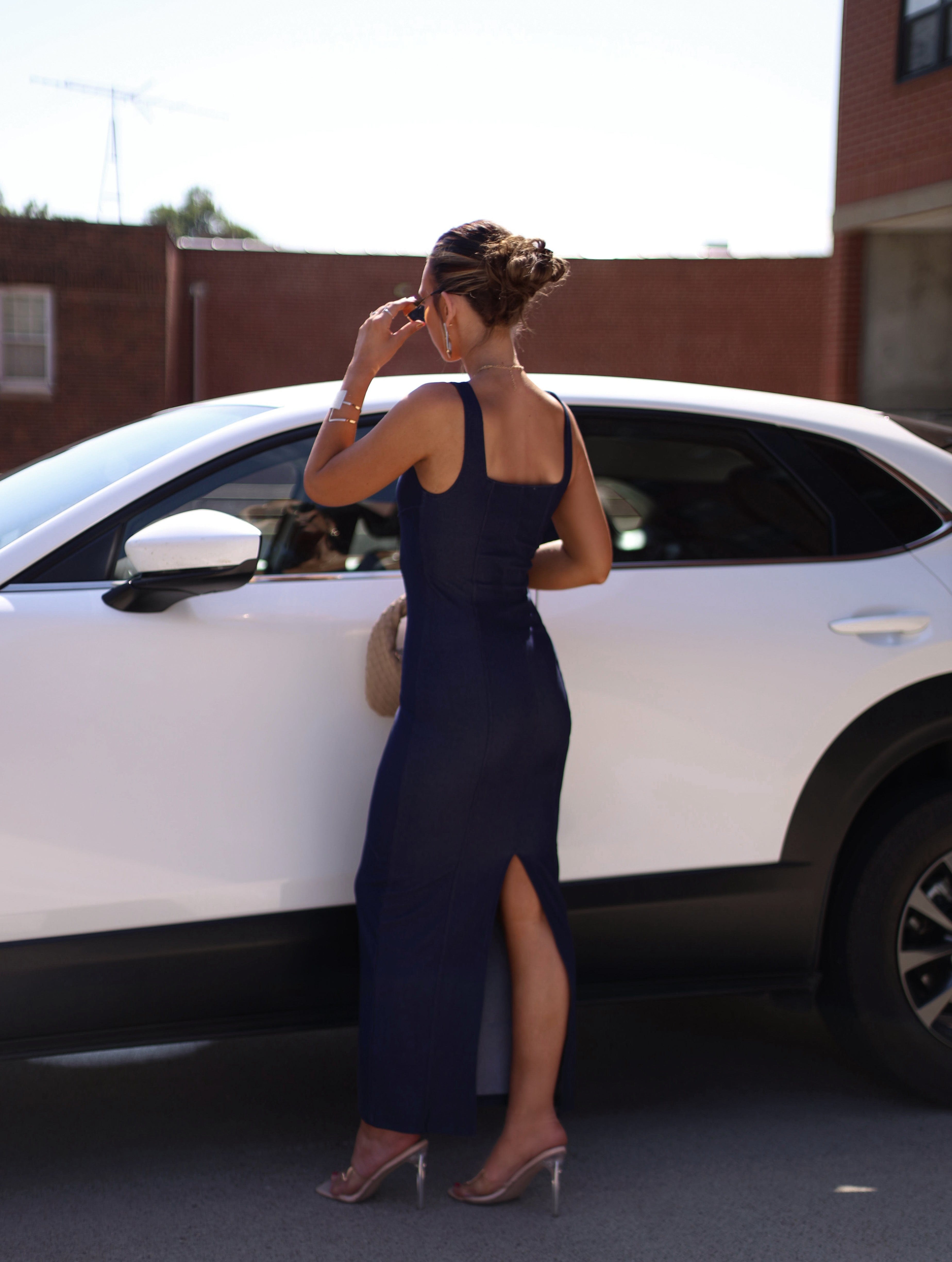 Diana Denim Dress Pretty Garbage