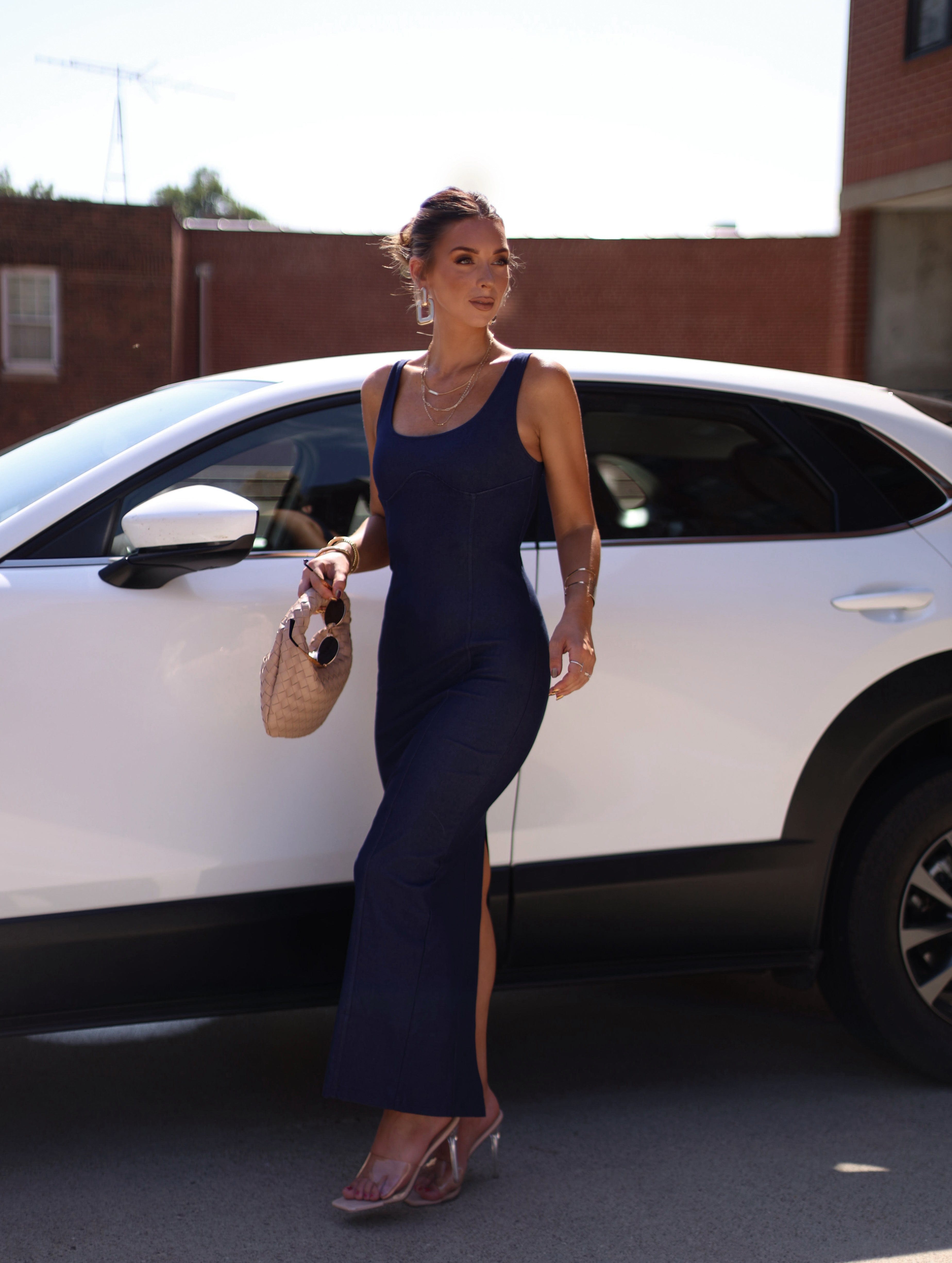 Diana Denim Dress Pretty Garbage