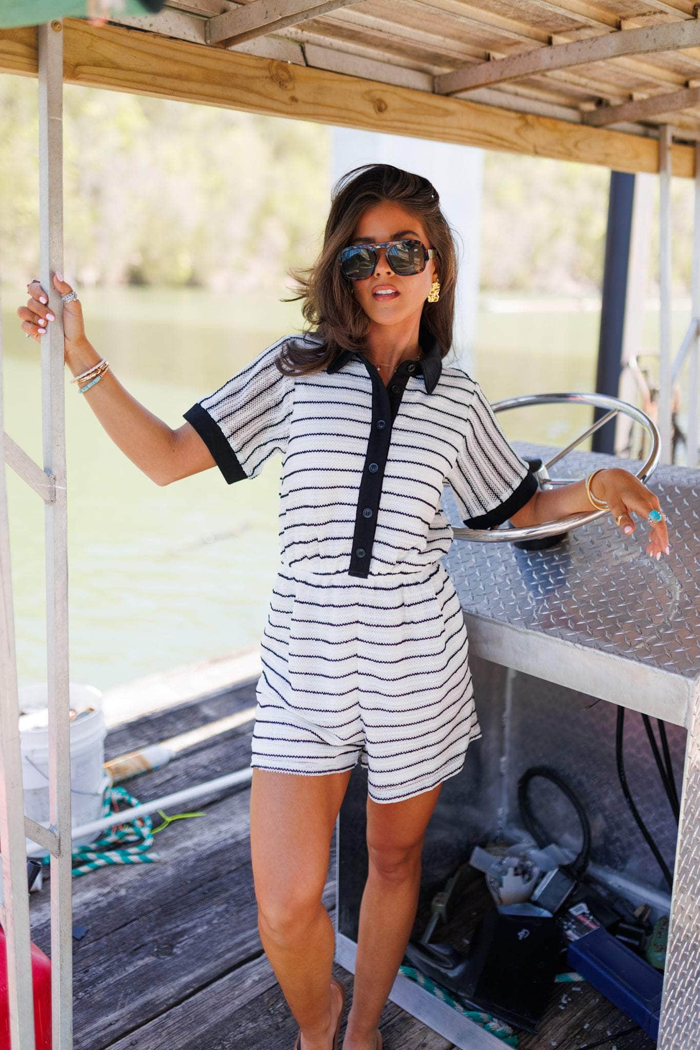 On The Dock Romper