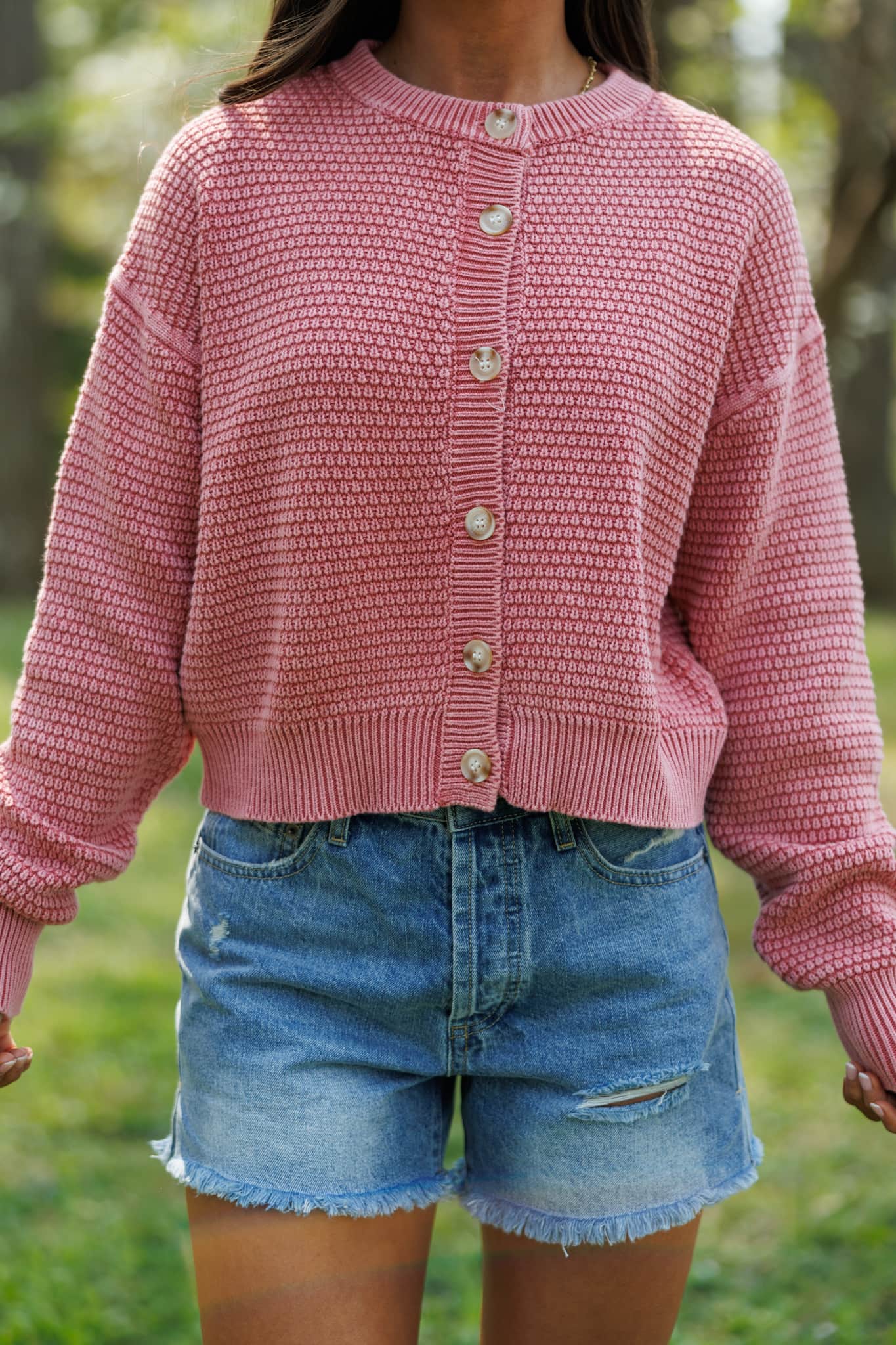 Strawberry Picking Cardigan