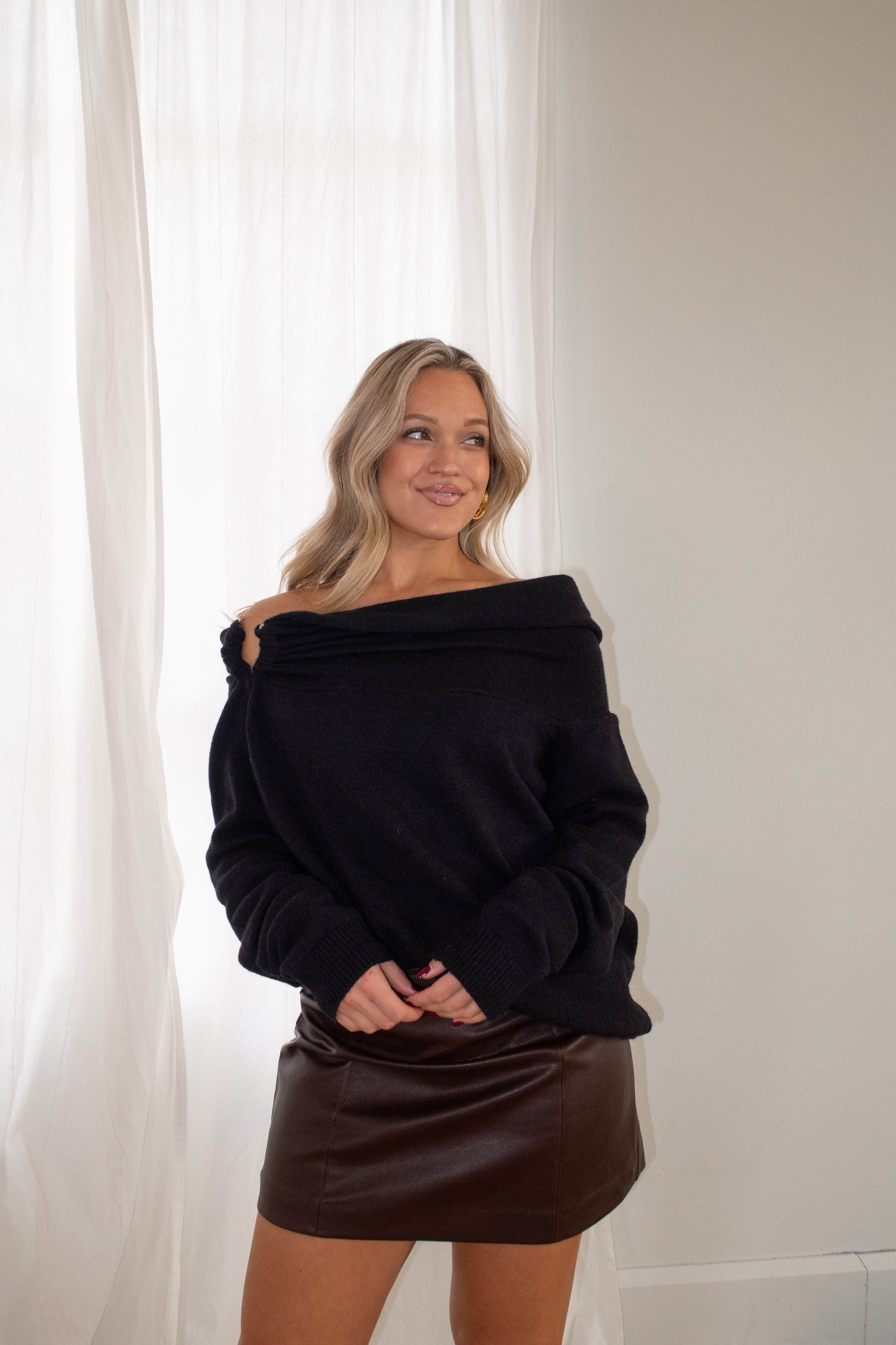 Elevated Boat Neck Sweater