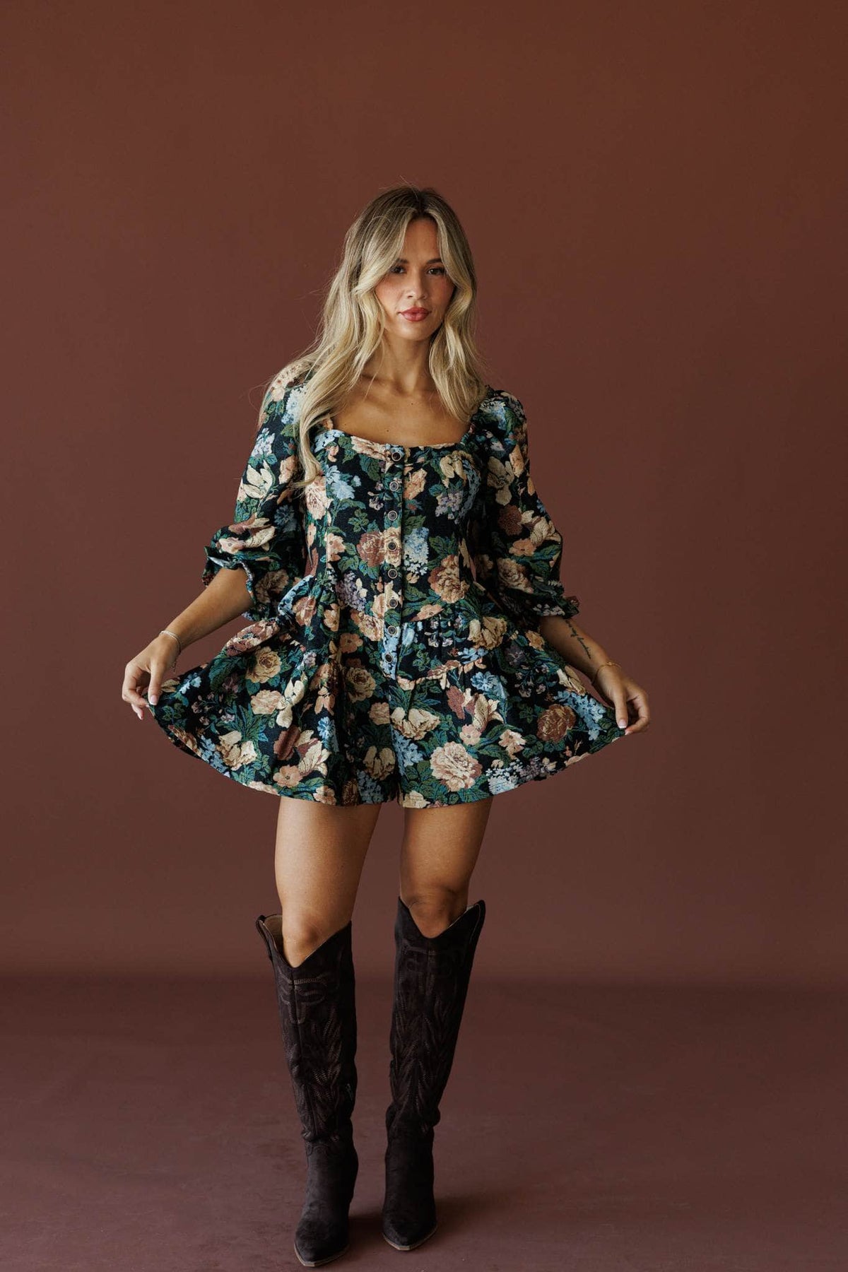 Fallen Petals Romper
