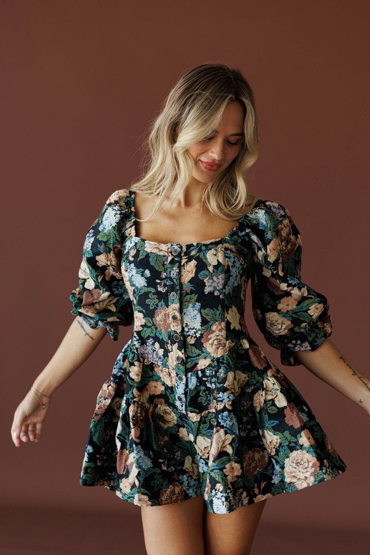 Fallen Petals Romper