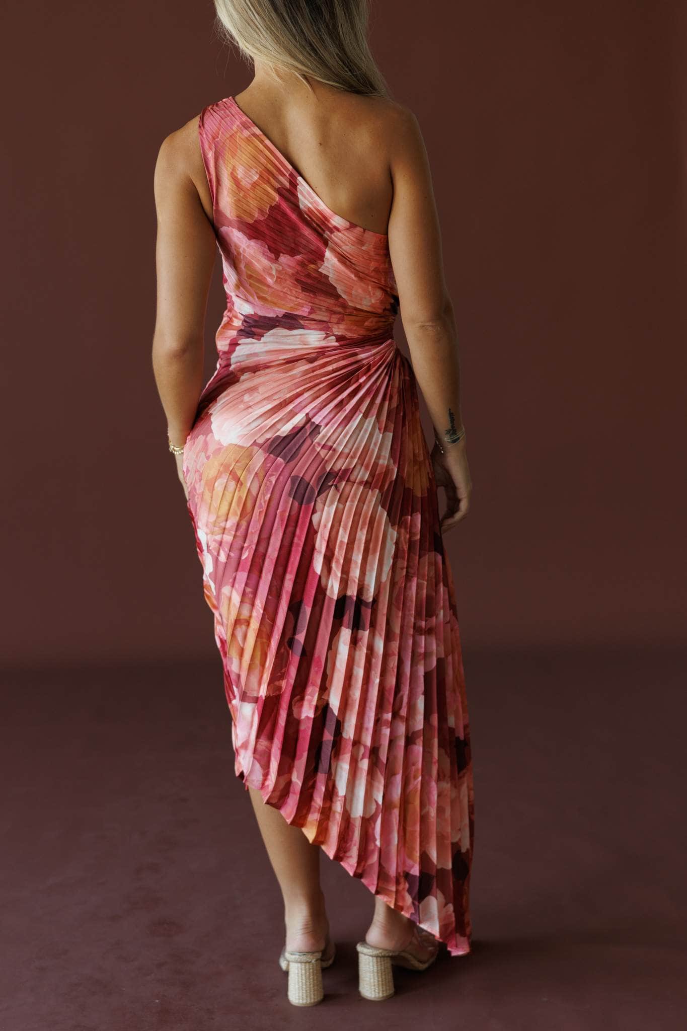 Petal Effect Maxi Dress