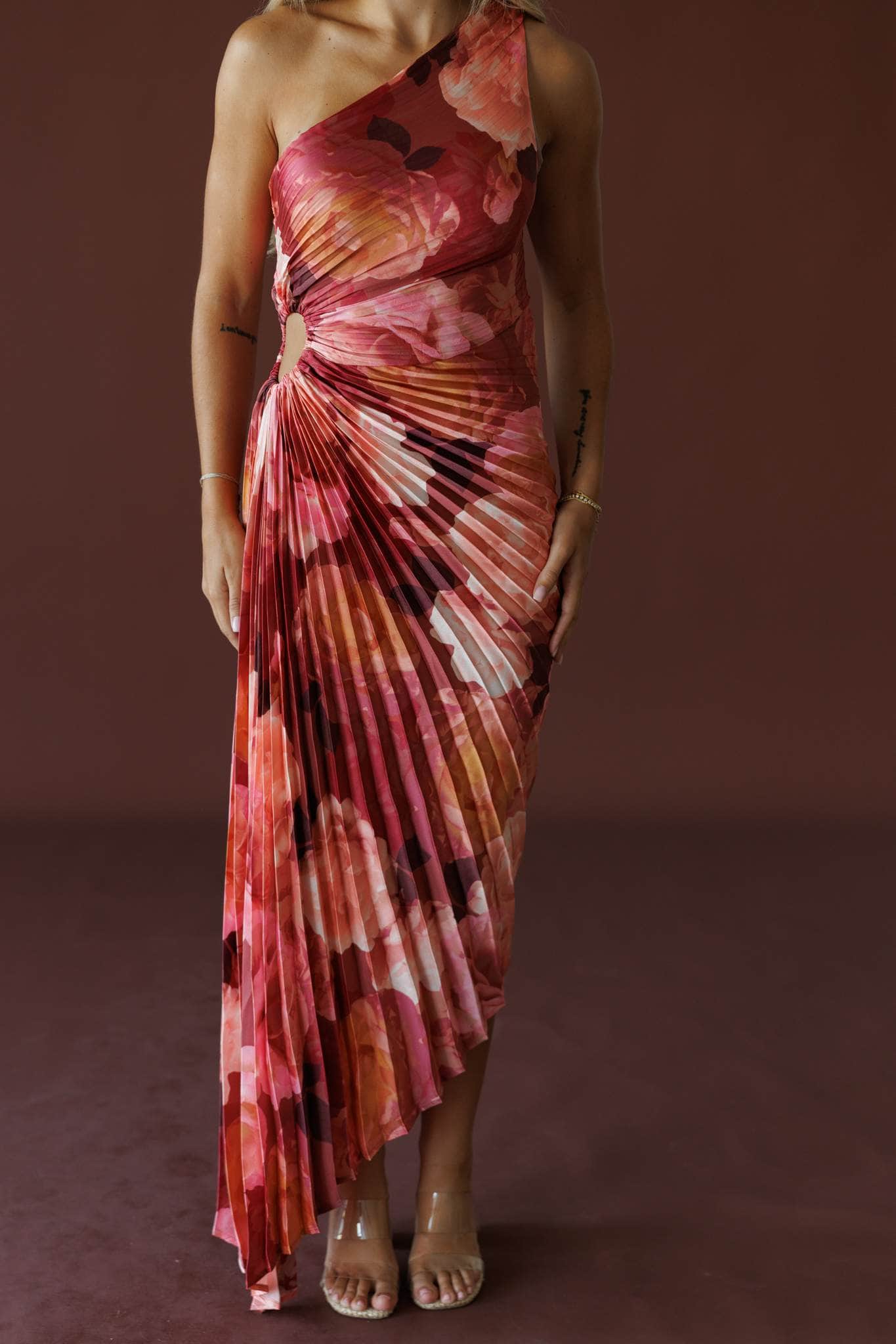 Petal Effect Maxi Dress