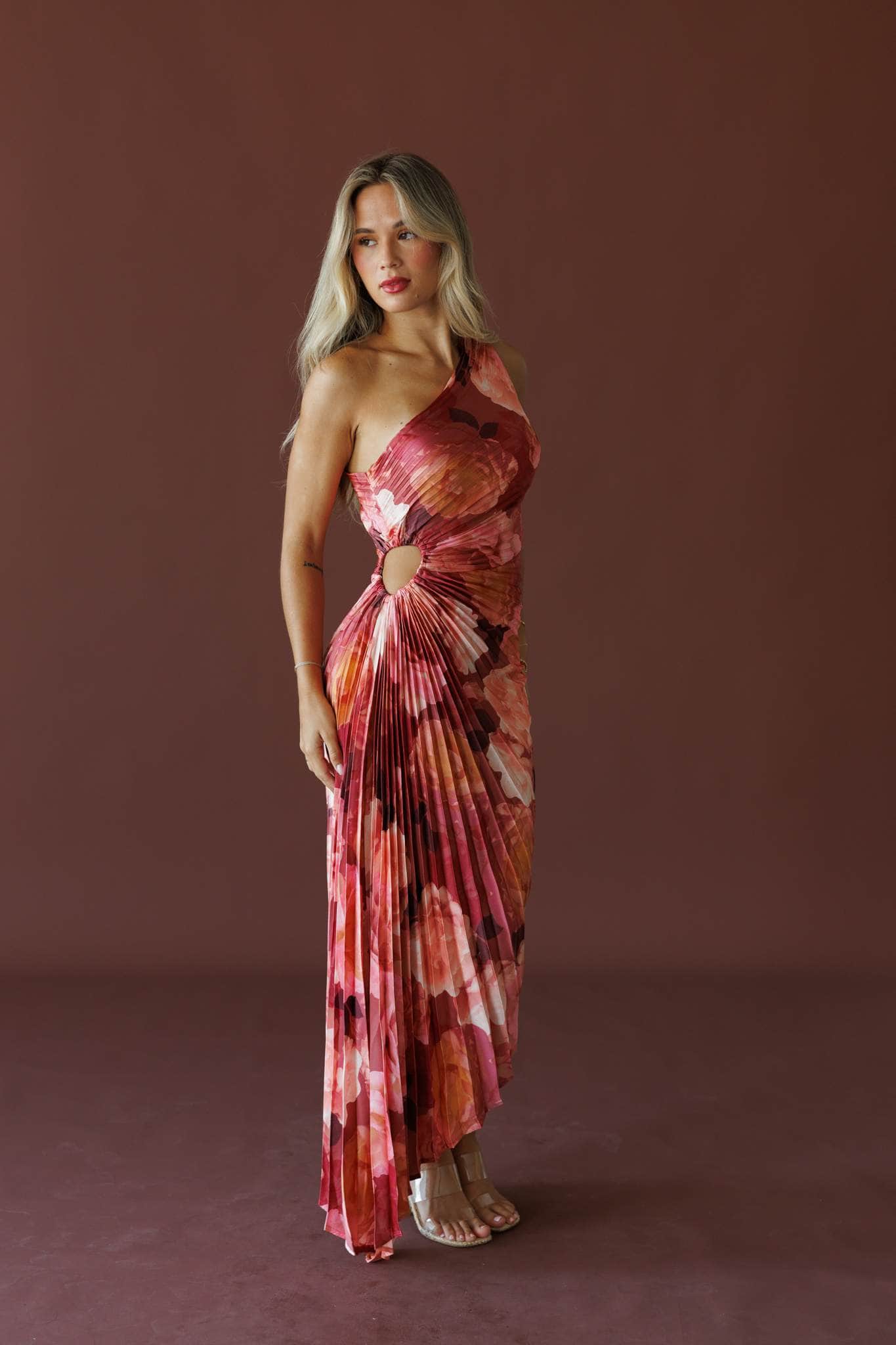 Petal Effect Maxi Dress