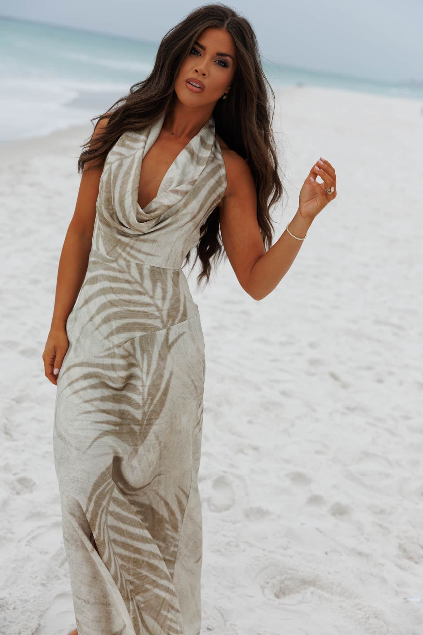 Palm Leaf Dress