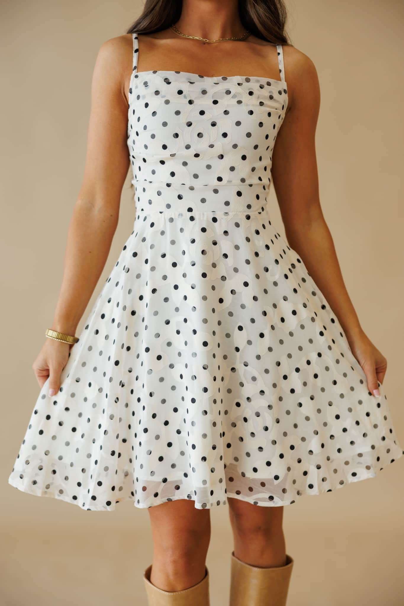 Dotted Darling Mini Dress